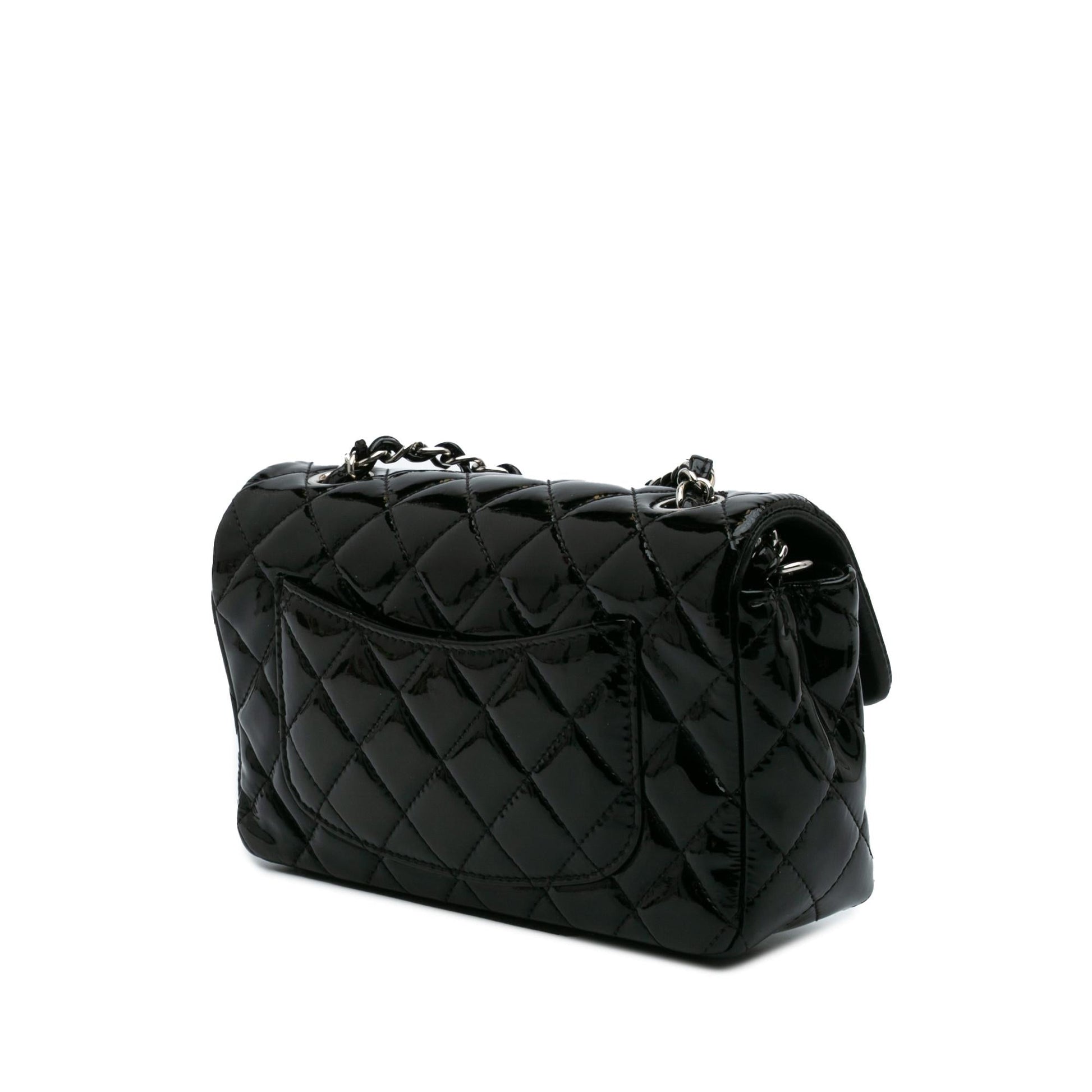 Chanel Rectangular Classic Patent Single Flap Mini Bag Flap 6