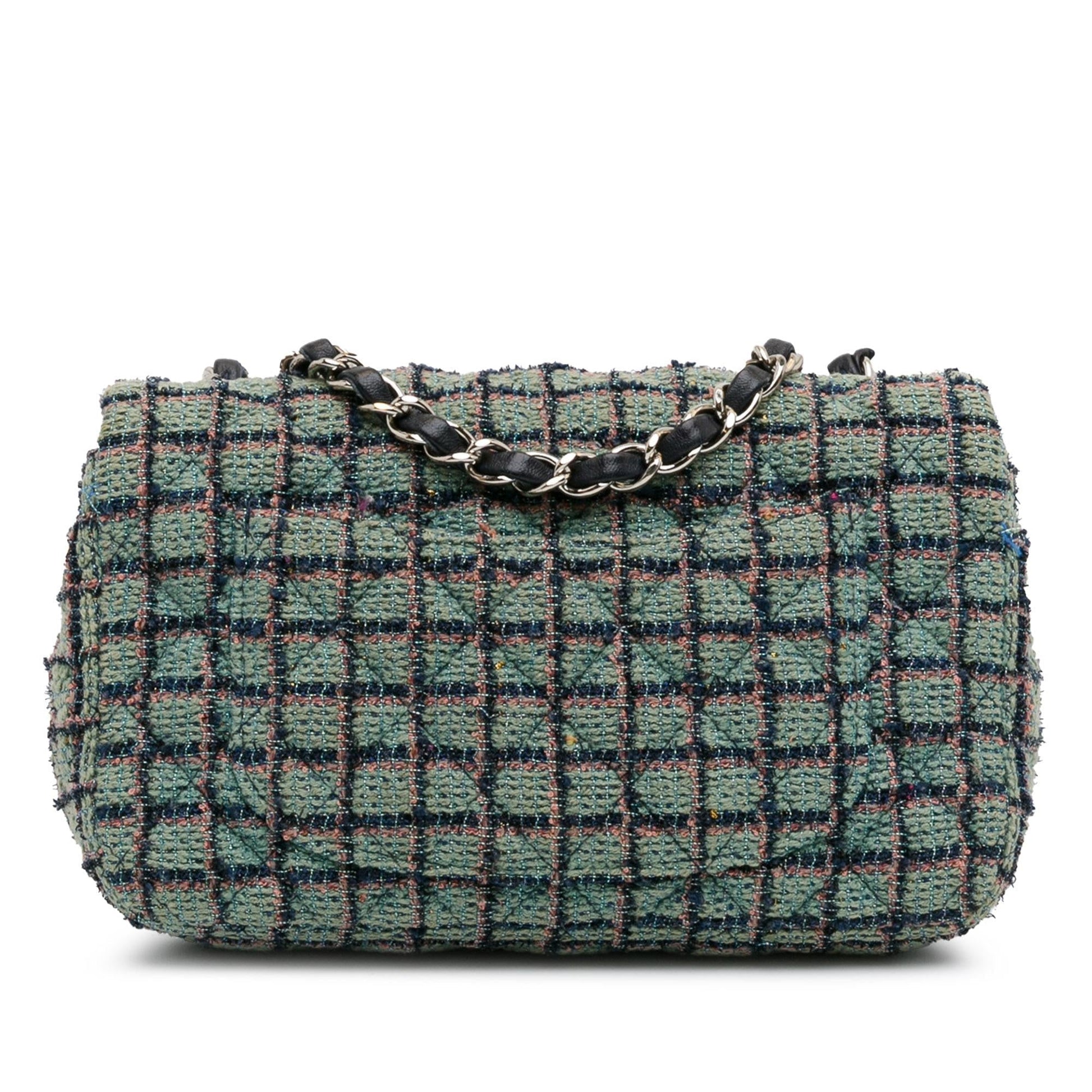Chanel Rectangular Classic Tweed Flap SHG-QUYc9A Mini Bag