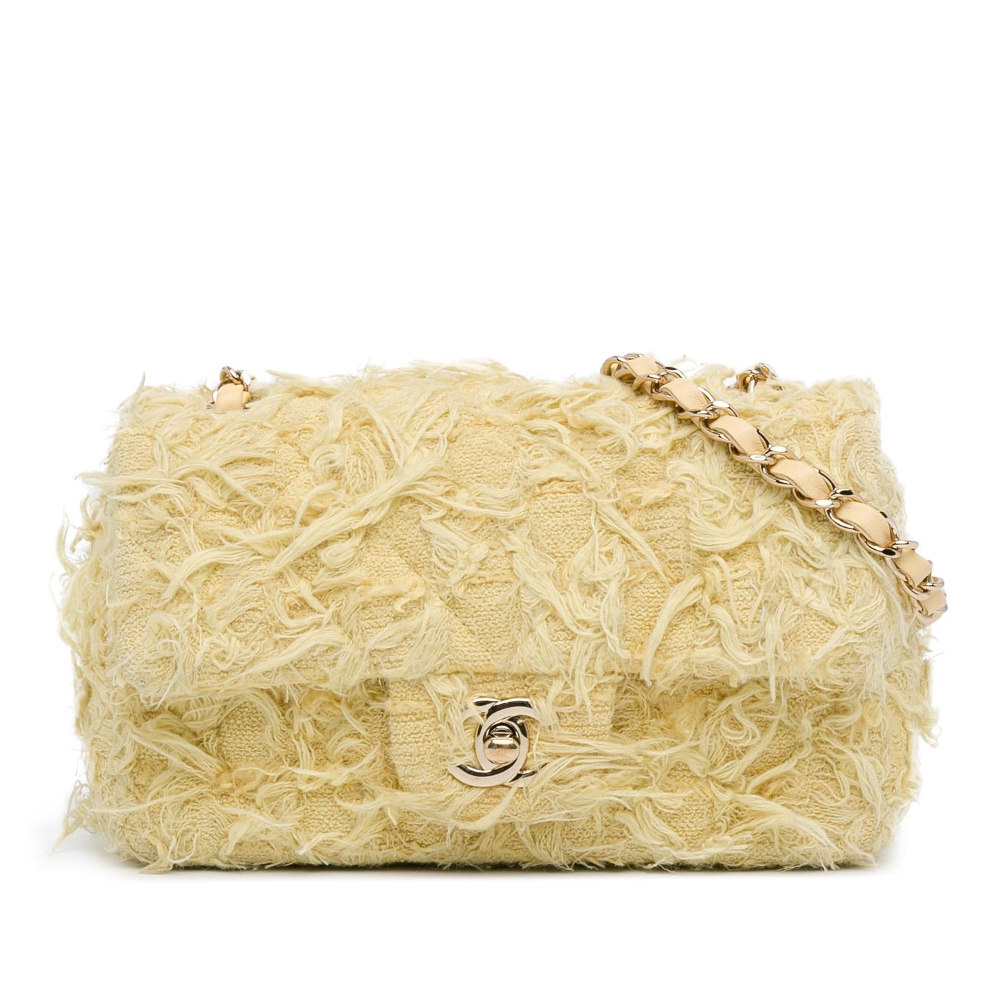 Chanel Mini Rectangular Classic Tweed Single Flap (Shg-Twvx0M) Bag