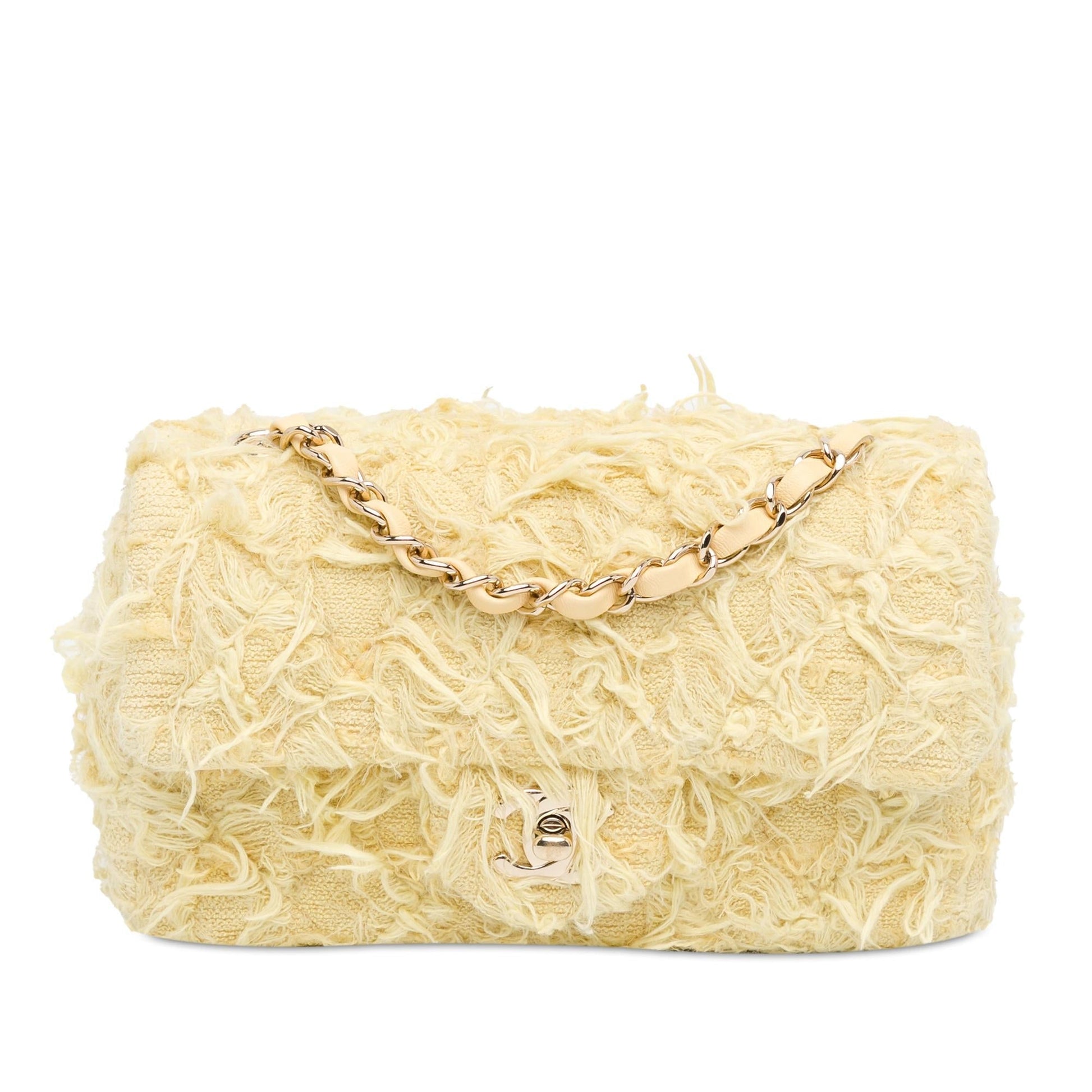 Chanel Rectangular Classic Tweed Single Flap Mini Bag