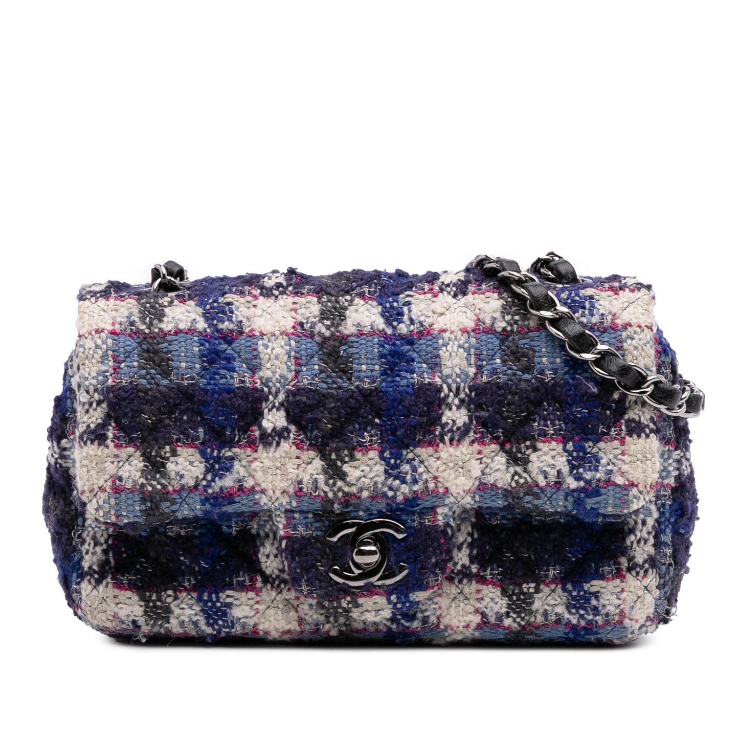 Chanel Rectangular Classic Tweed Single Flap Mini Bag