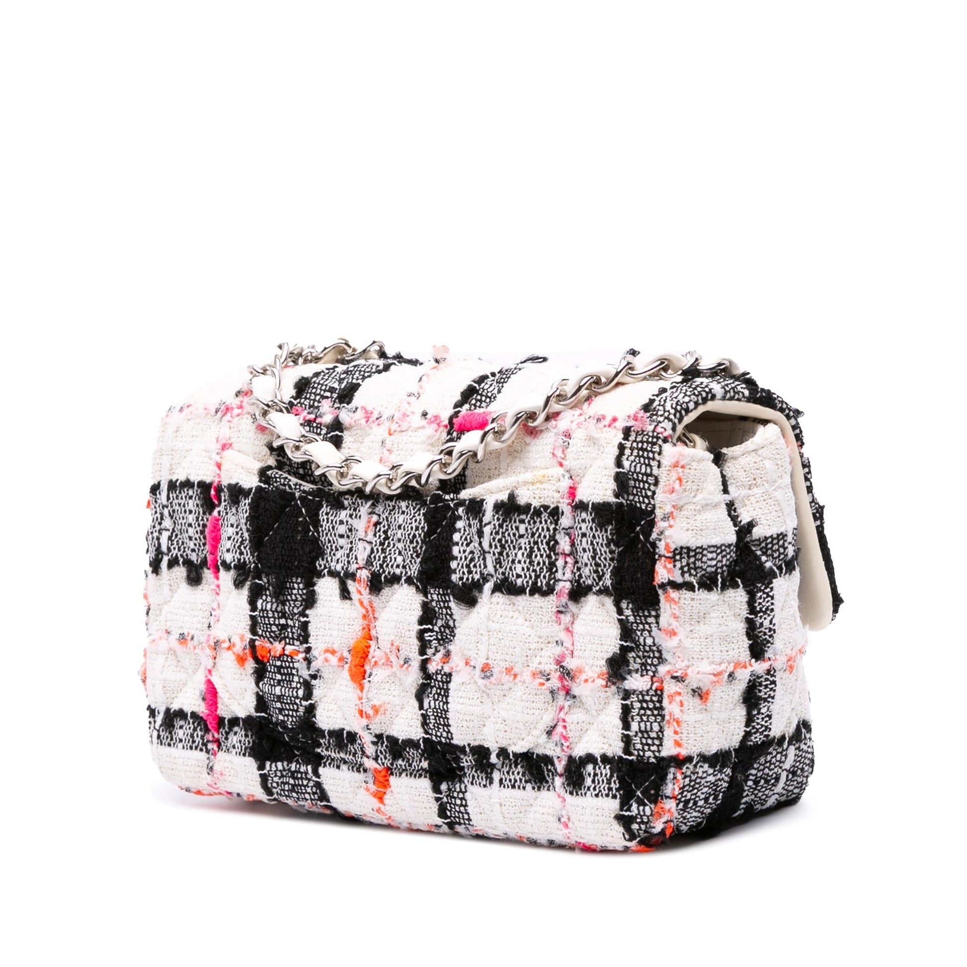Chanel Rectangular Classic Tweed Single Flap Mini Bag Flap 2