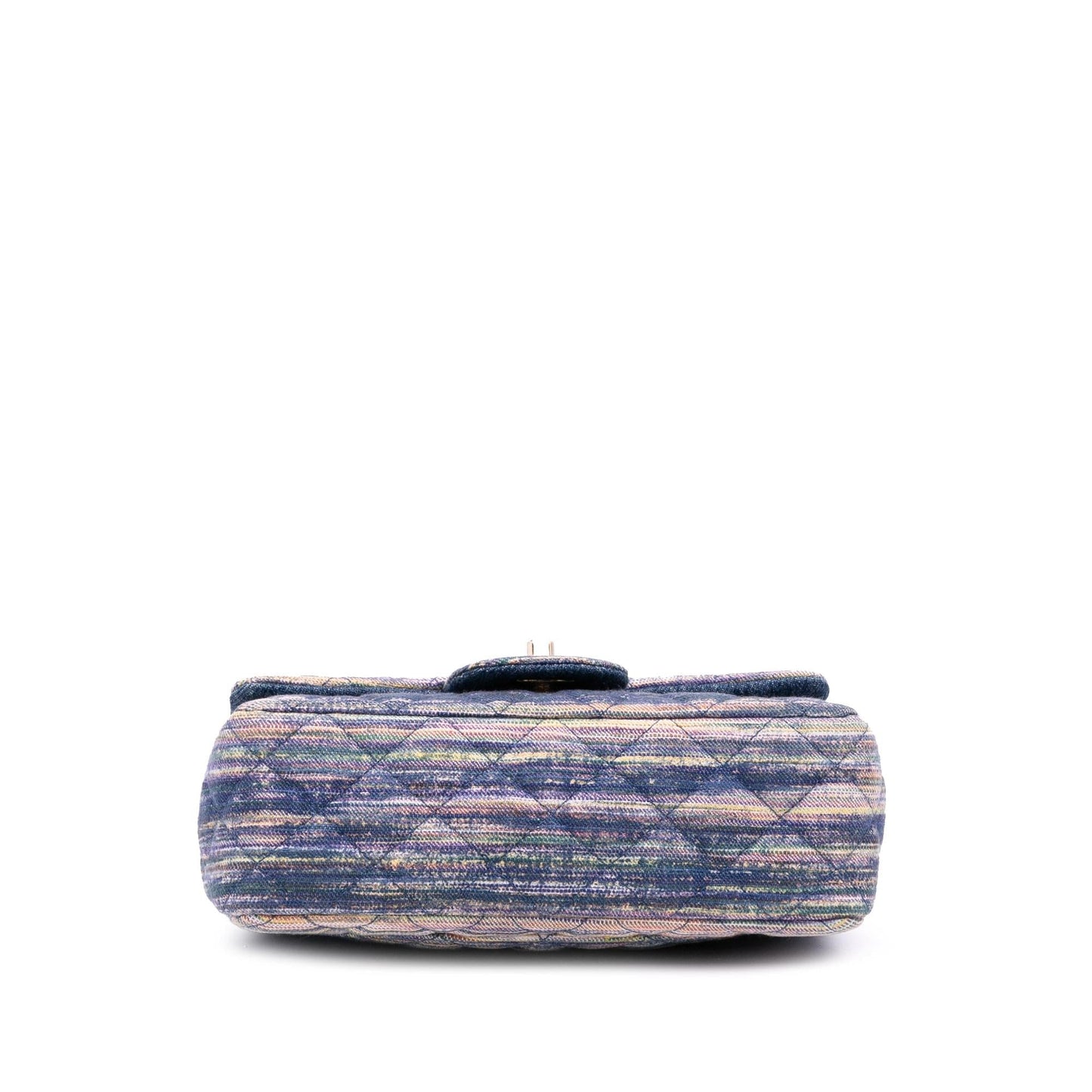 Chanel Rectangular Classic Denim Single Flap Multicolor Mini Bag