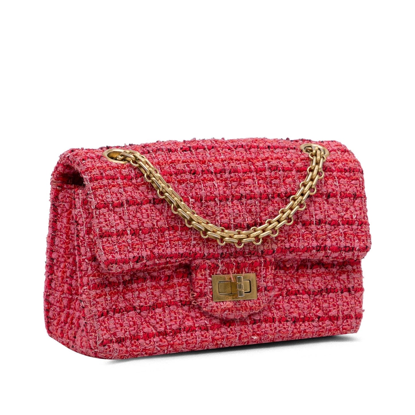 Chanel Mini Rectangular Tweed Reissue Single Flap (Shg-Gjdjoh) Bag