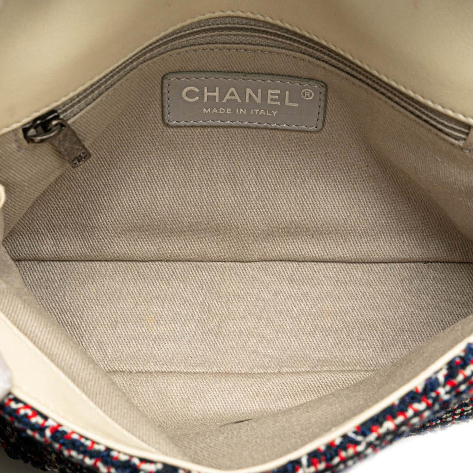 Chanel Mini Rectangular Tweed Single Flap Bag