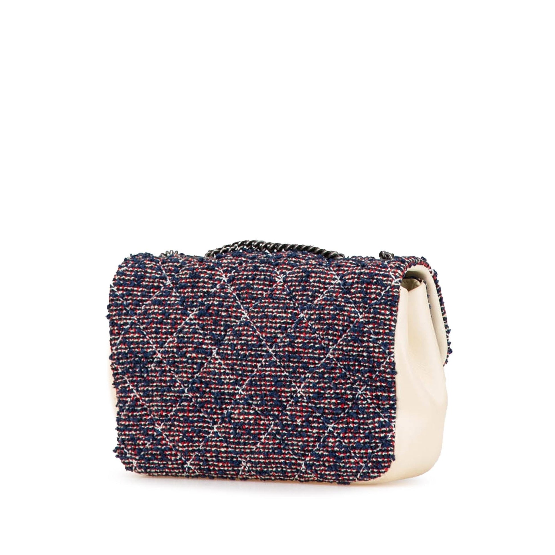 Chanel Mini Rectangular Tweed Single Flap Bag