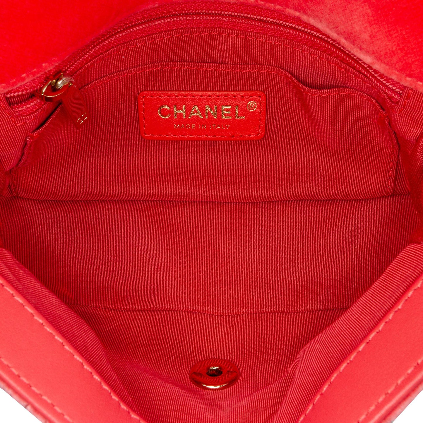 Chanel Mini Rectangular Velvet Pearl Crush Flap Bag