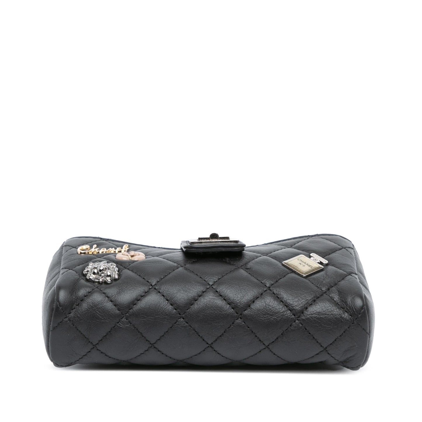 Chanel Reissue 2.55 Quilted Calfskin Lucky Charms Key Chain