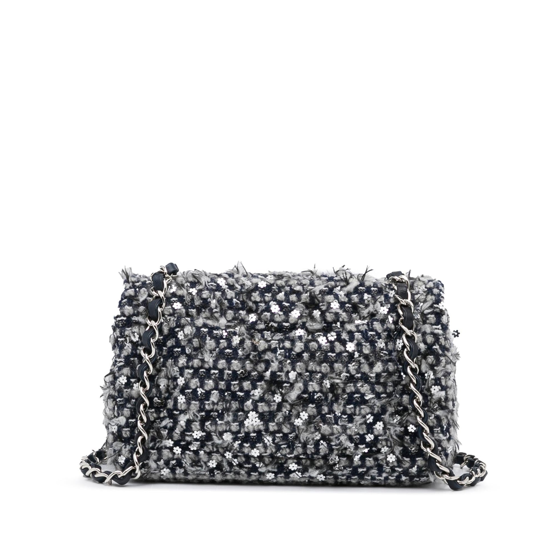 Chanel Sequin Tweed Flap SHG-4UBu25 Crossbody Bag