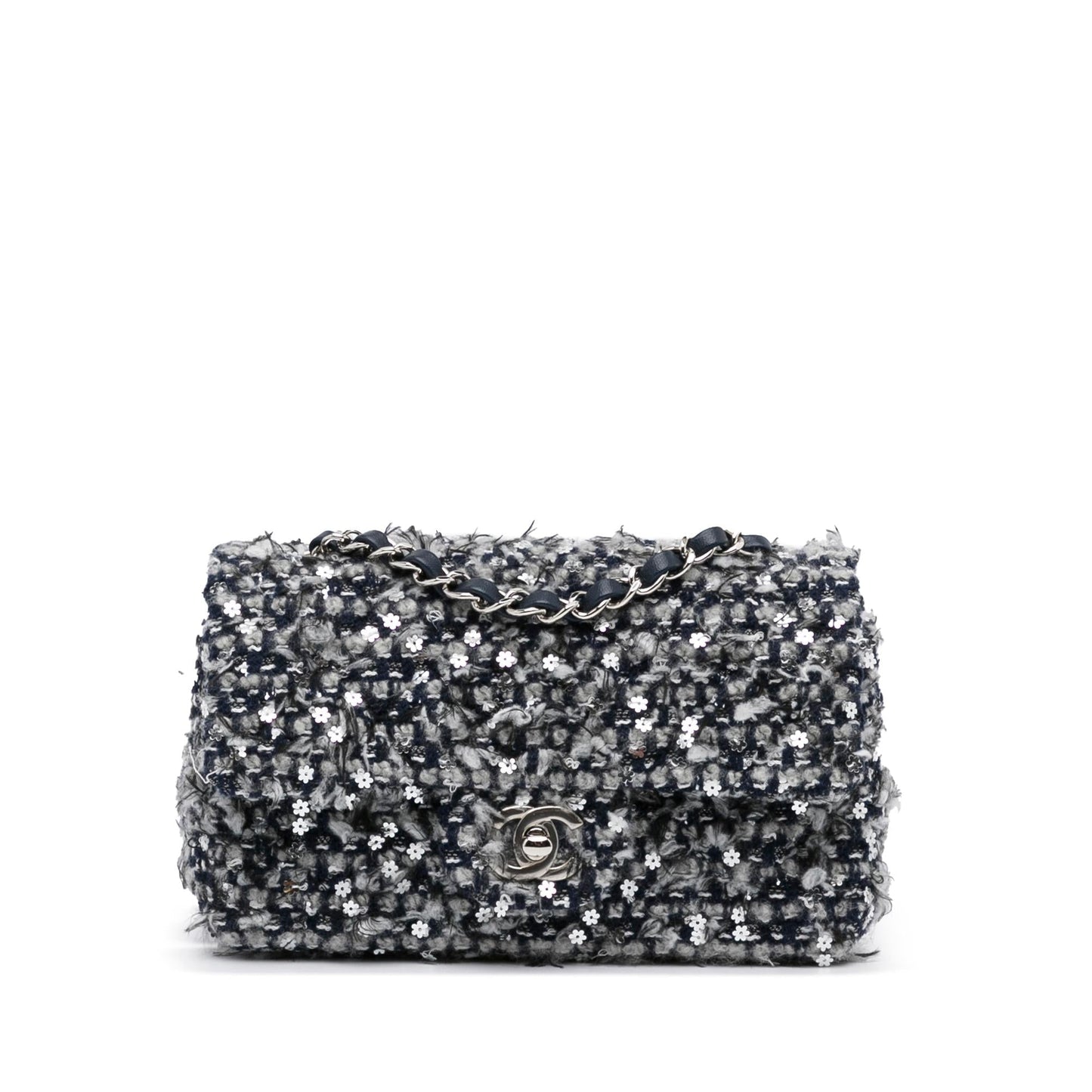 Chanel Sequin Tweed Flap SHG-4UBu25 Crossbody Bag