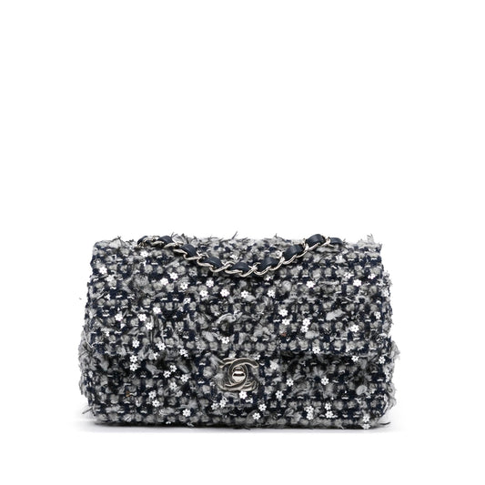 Chanel Sequin Tweed Flap SHG-4UBu25 Crossbody Bag