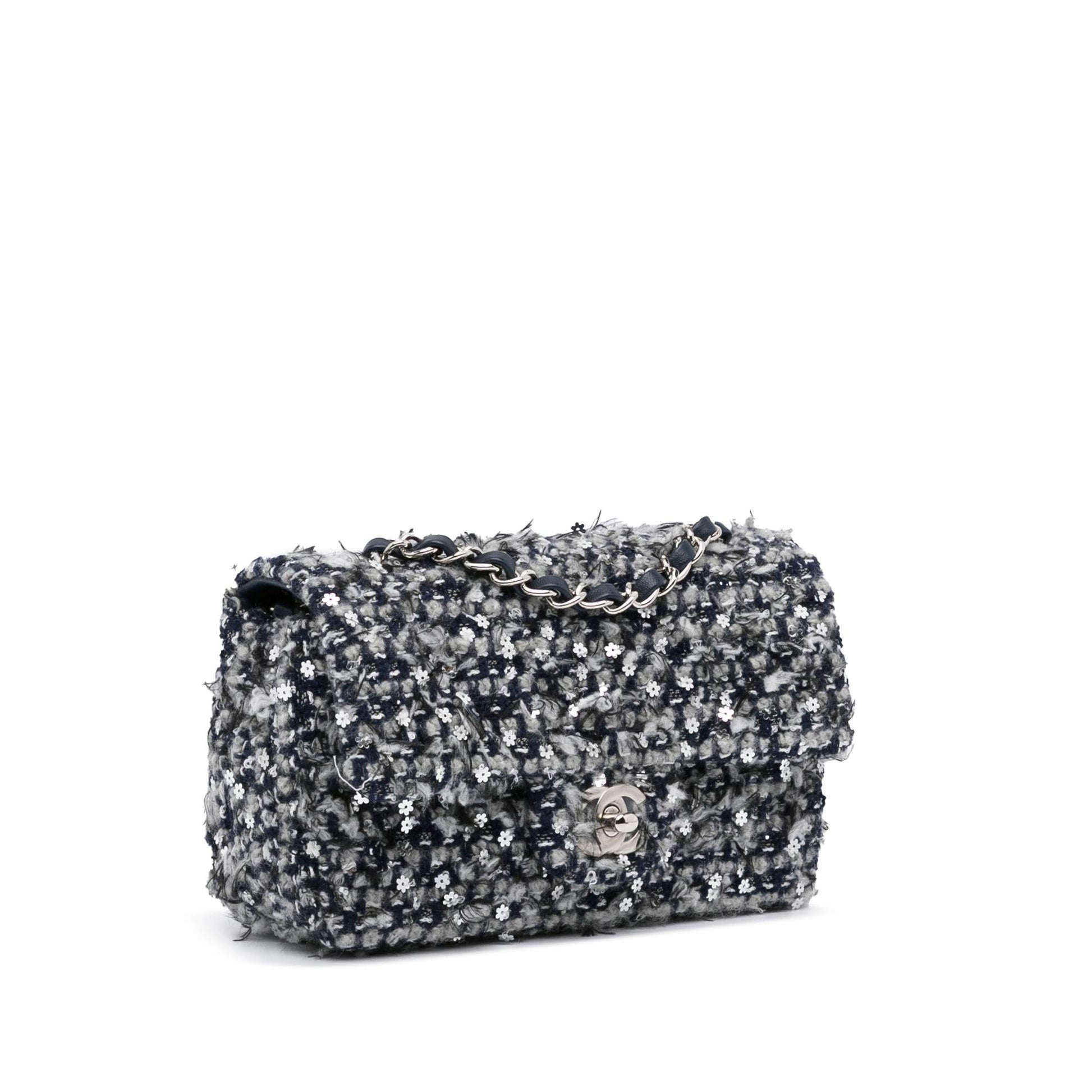 Chanel Sequin Tweed Flap SHG-4UBu25 Crossbody Bag