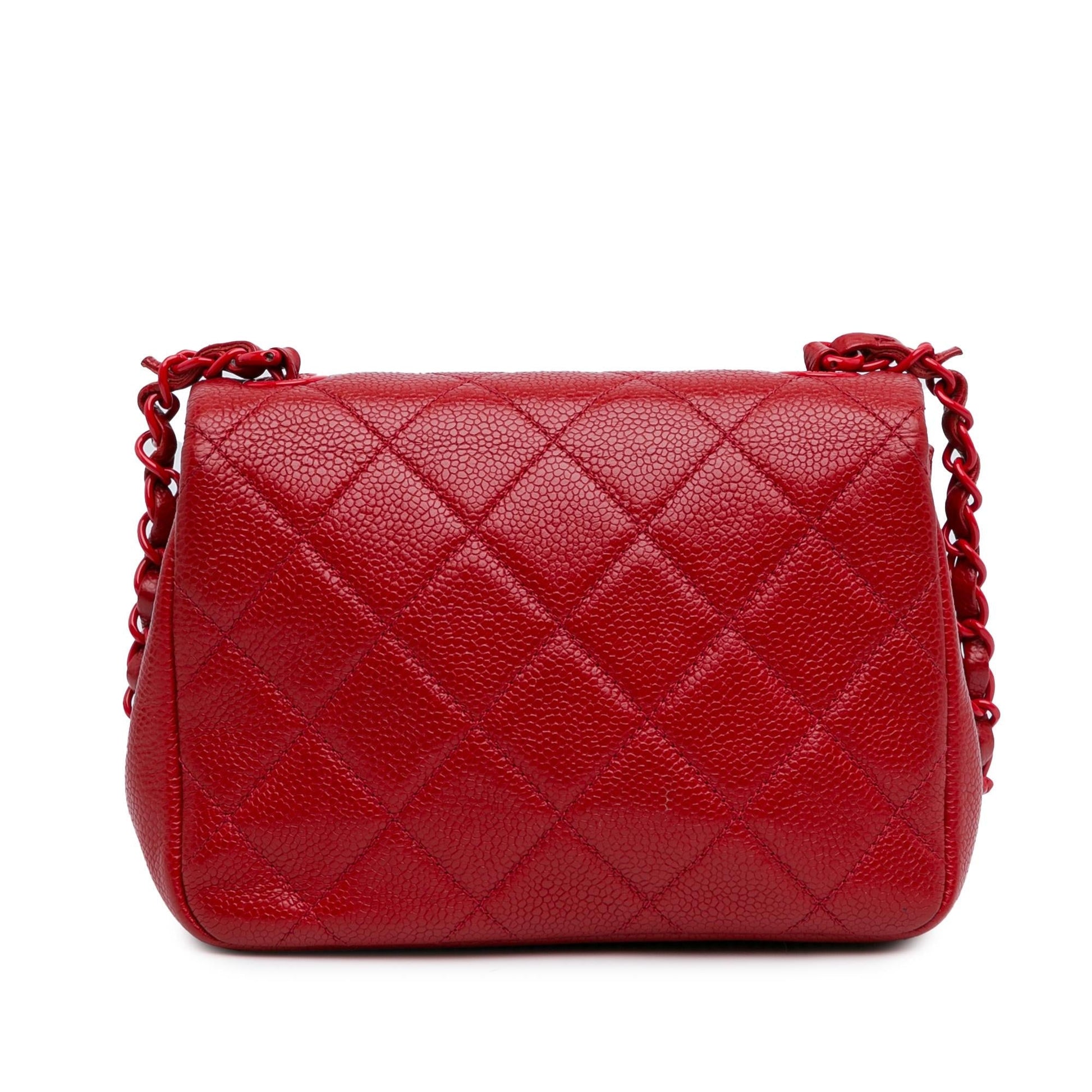 Chanel Square Caviar Incognito Flap SHG-FUMUNQ Mini Bag
