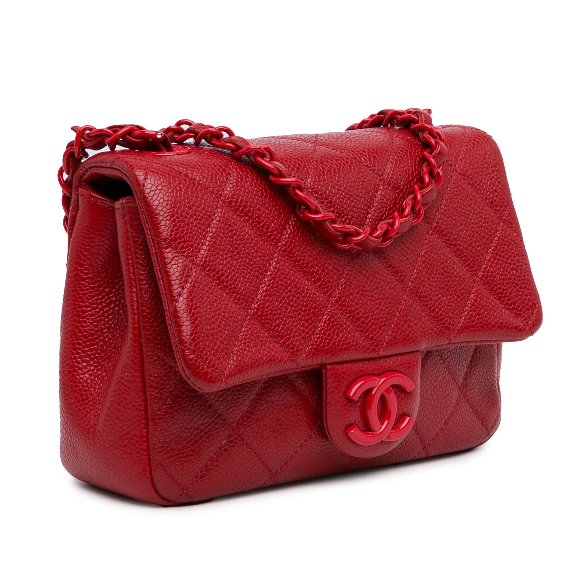 Chanel Square Caviar Incognito Flap SHG-FUMUNQ Mini Bag
