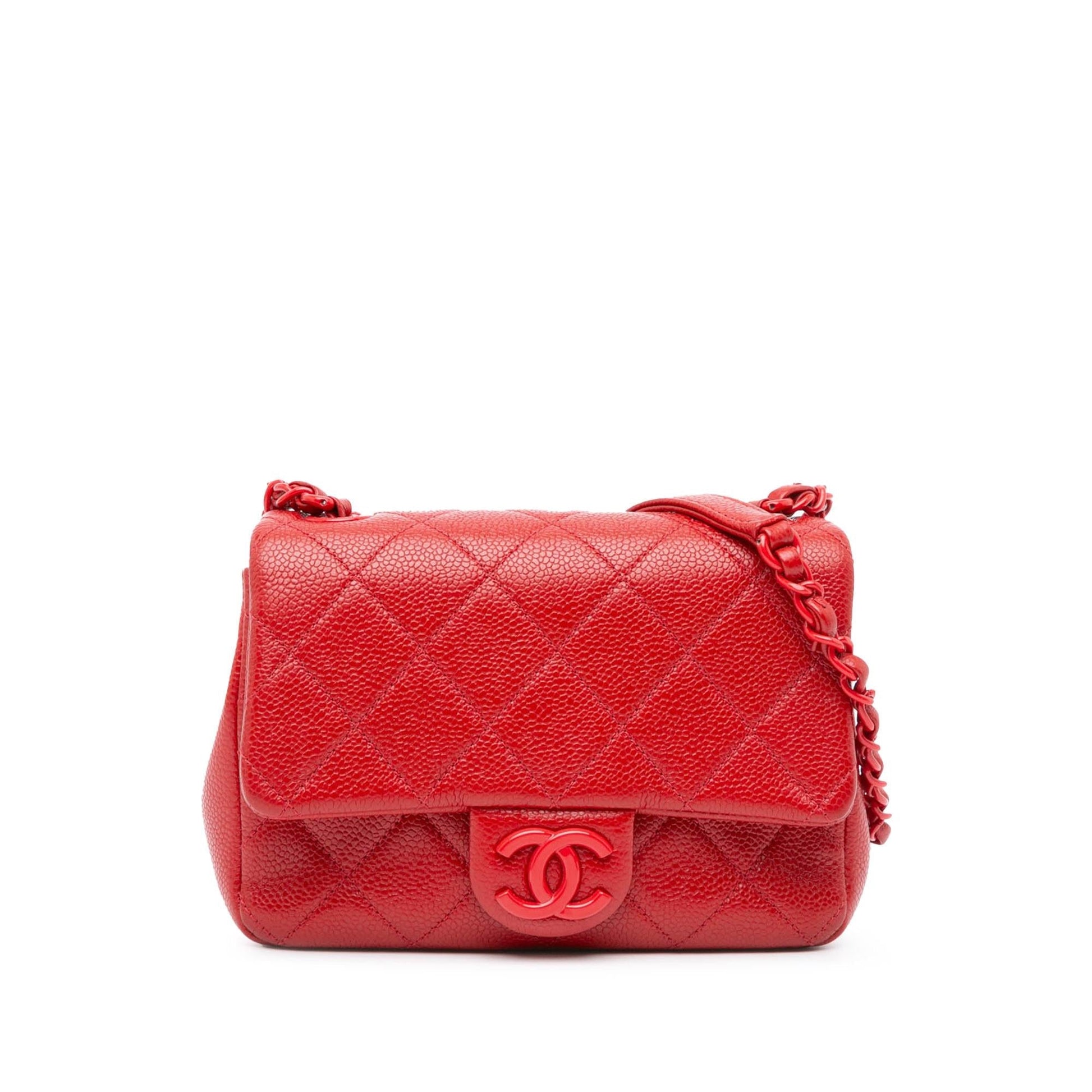 Chanel Square Caviar Incognito Flap SHG-ej6iGr Mini Bag