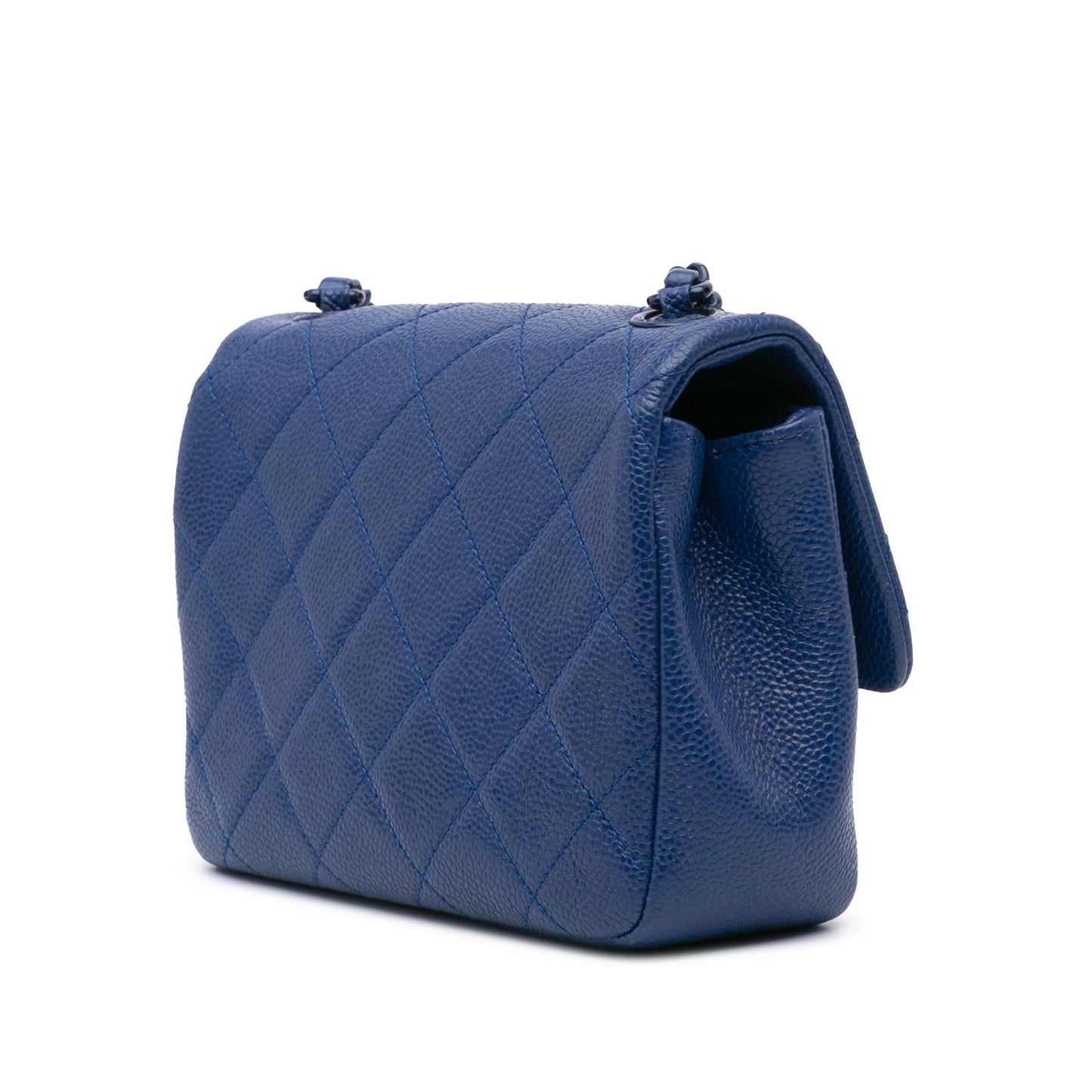 Chanel Mini Square Caviar Incognito Flap Bag