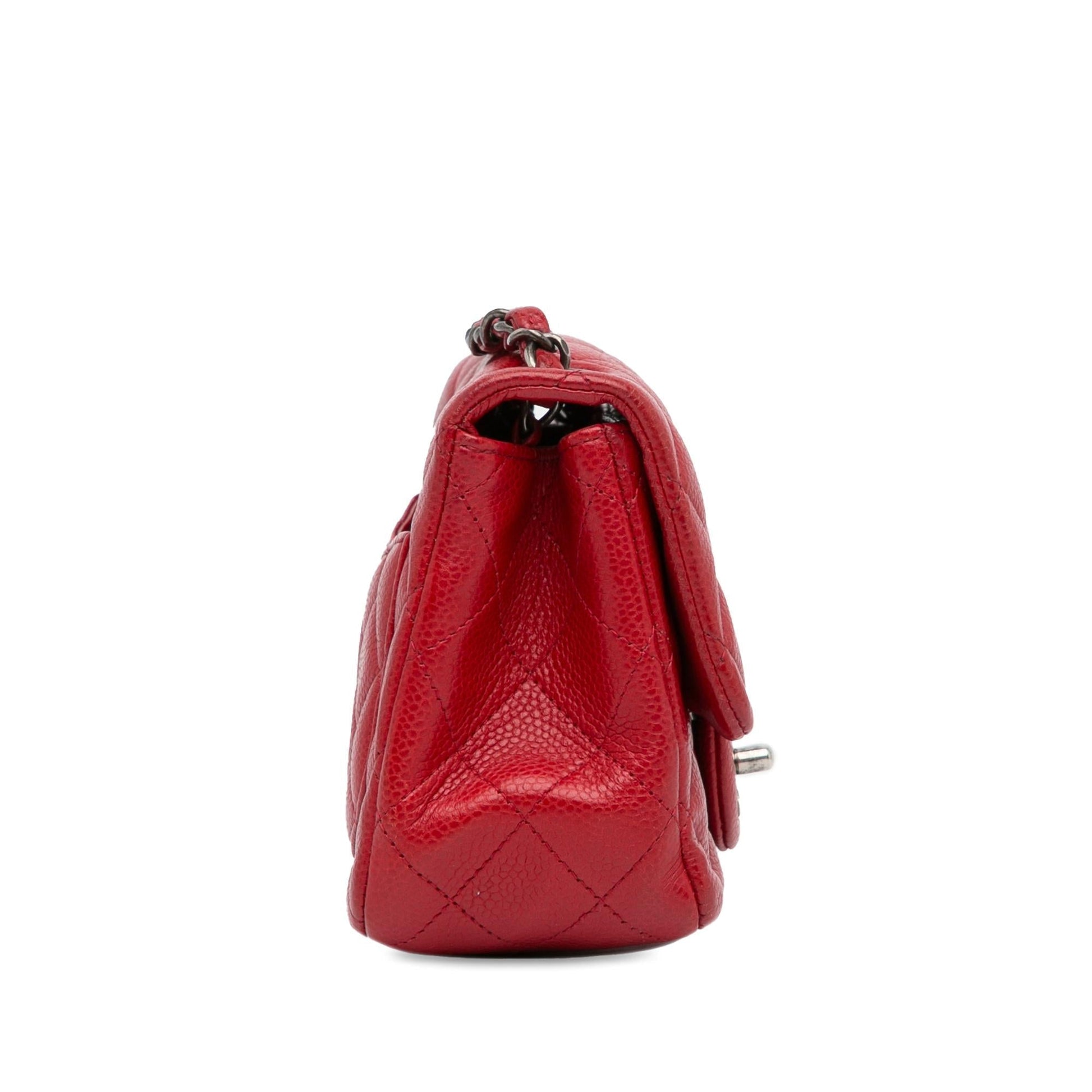 Chanel Square Classic Caviar Single Flap SHG-ASetQj Mini Bag
