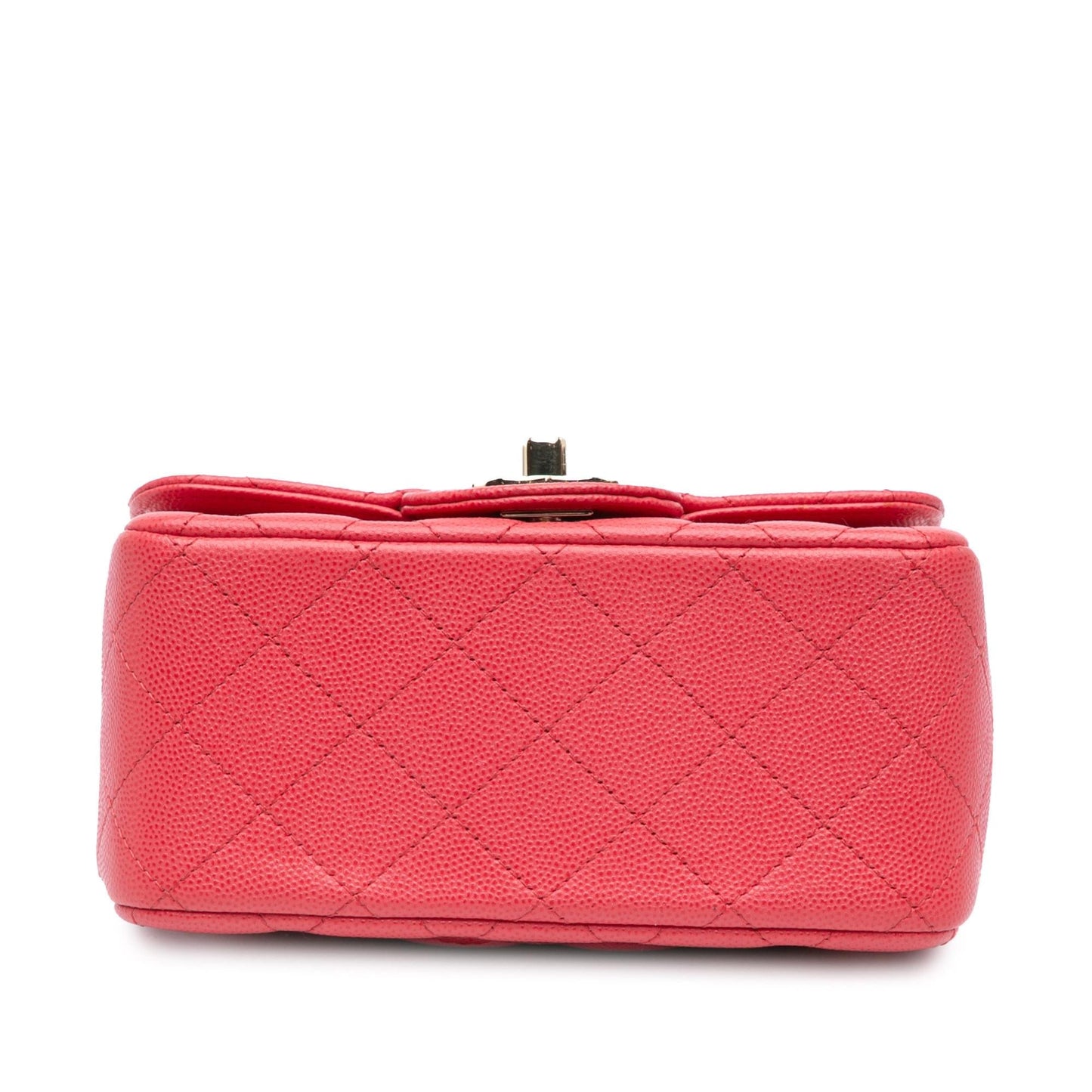 Chanel Square Classic Caviar Single Flap Mini Bag Single Flap