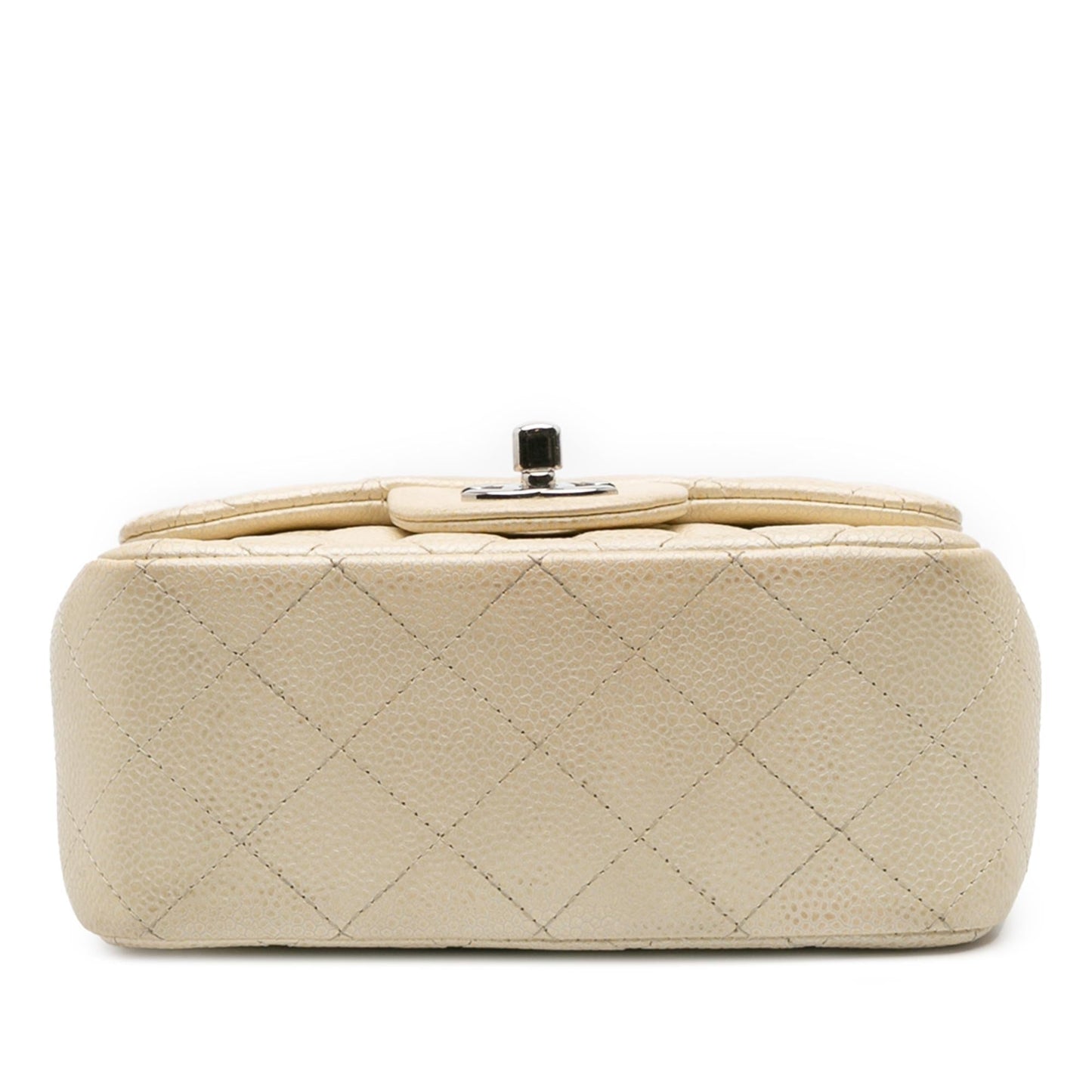 Chanel Square Classic Caviar Single Flap Mini Bag Flap 1