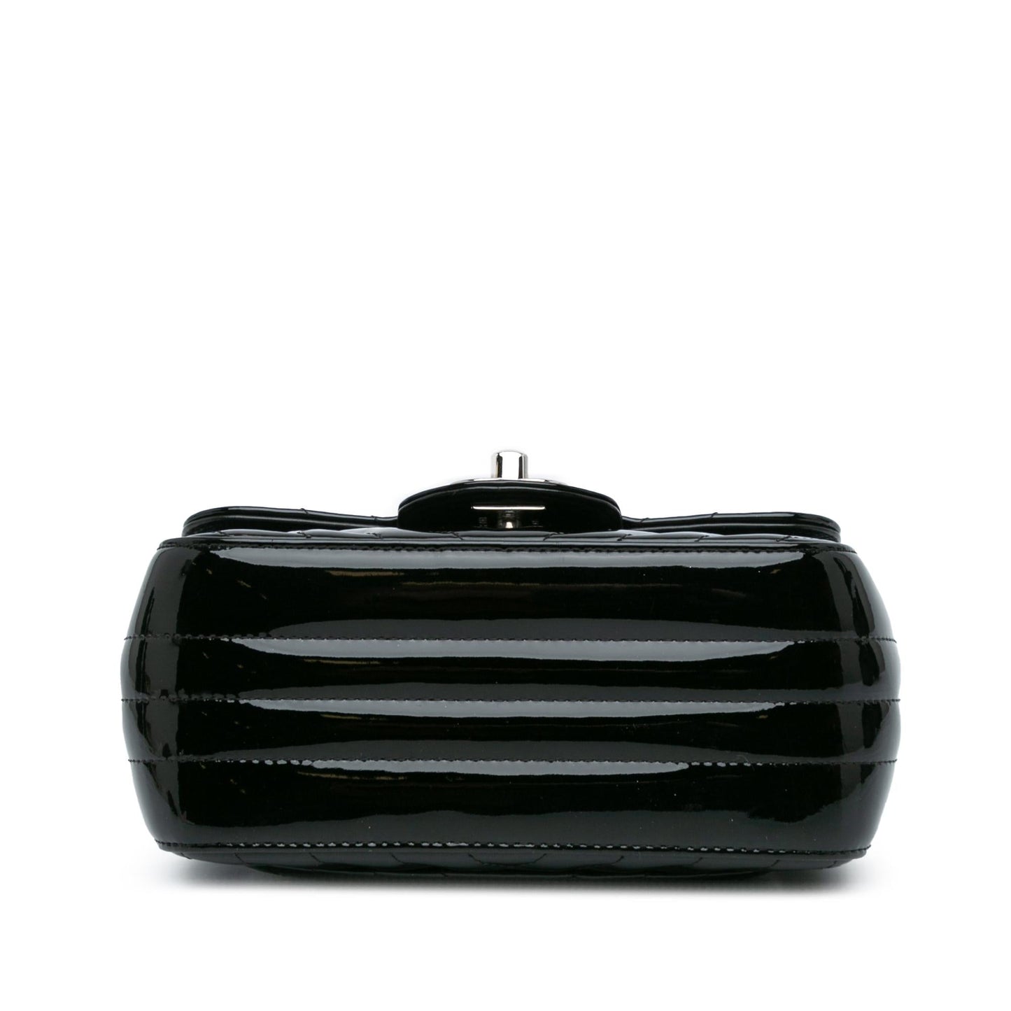 Chanel Square Classic Chevron Patent Flap Mini Bag Flap 1