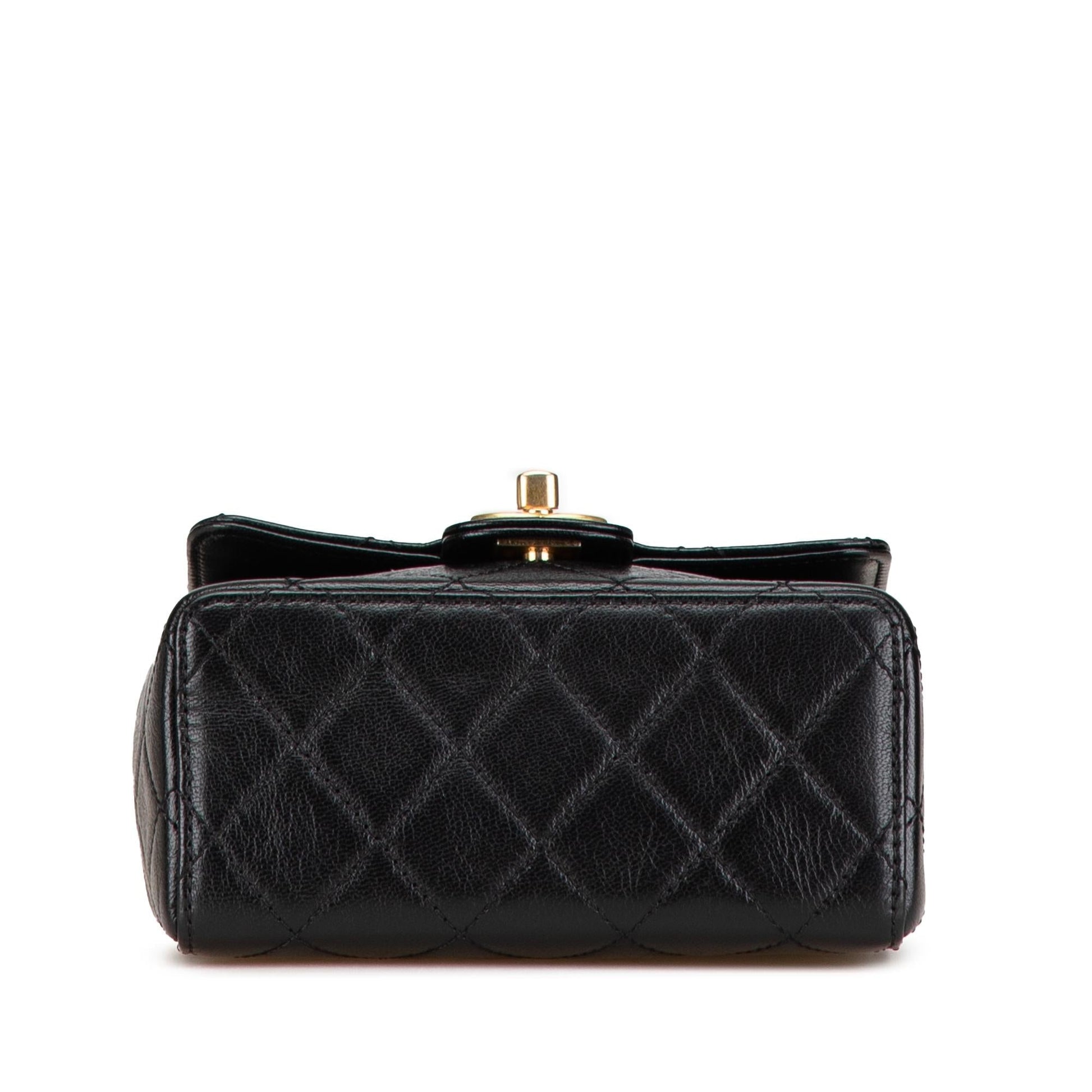Chanel Square Classic Goatskin Retro Flap Mini Bag