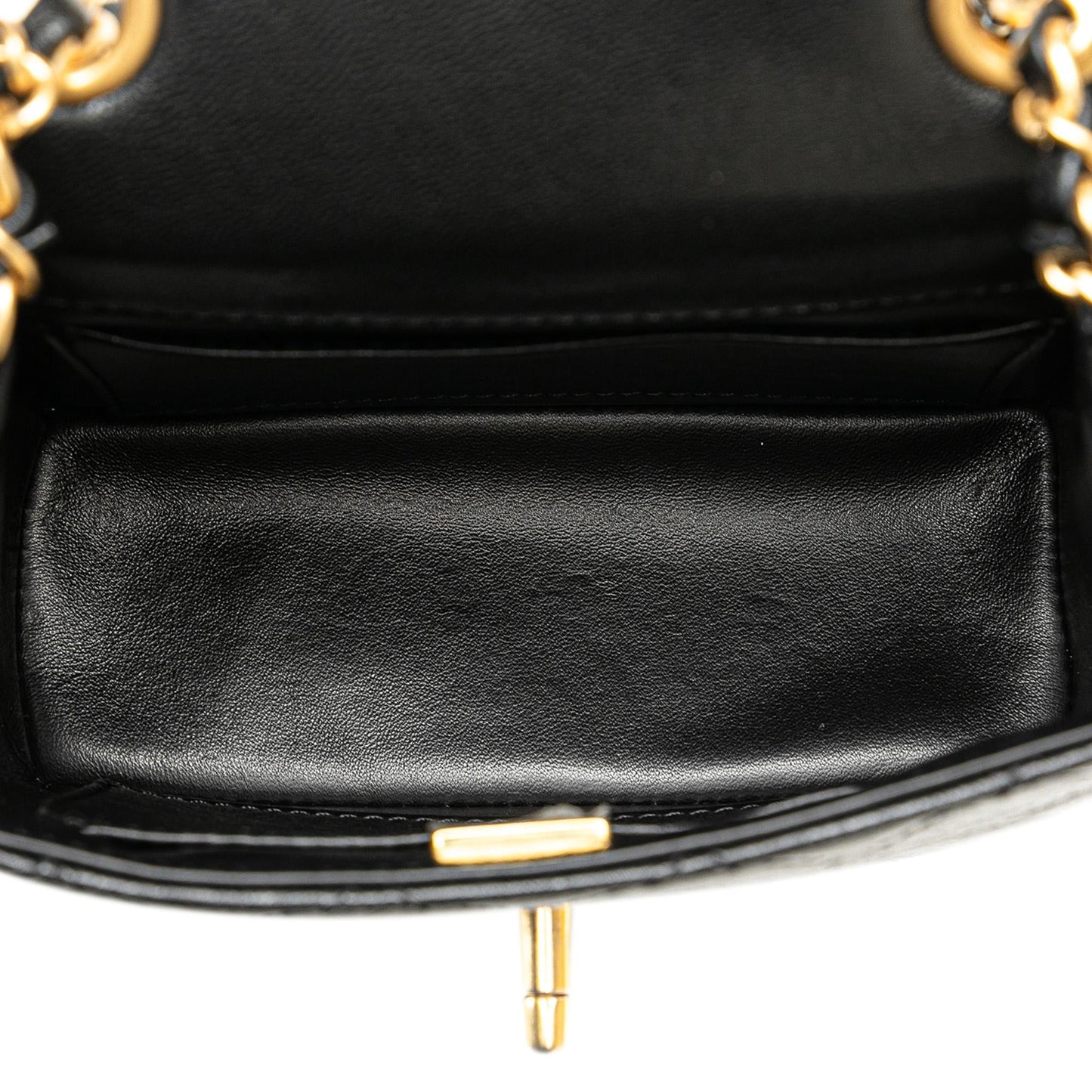 Chanel Mini Square Classic Goatskin Retro Flap Handbag