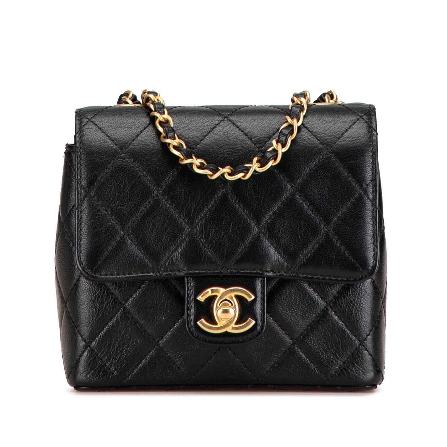Chanel Square Classic Goatskin Retro Flap Mini Bag