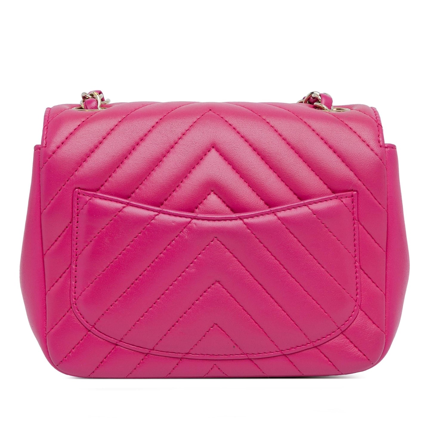 Chanel Square Classic Lambskin Chevron Flap SHG-Z0yp7W Mini Bag