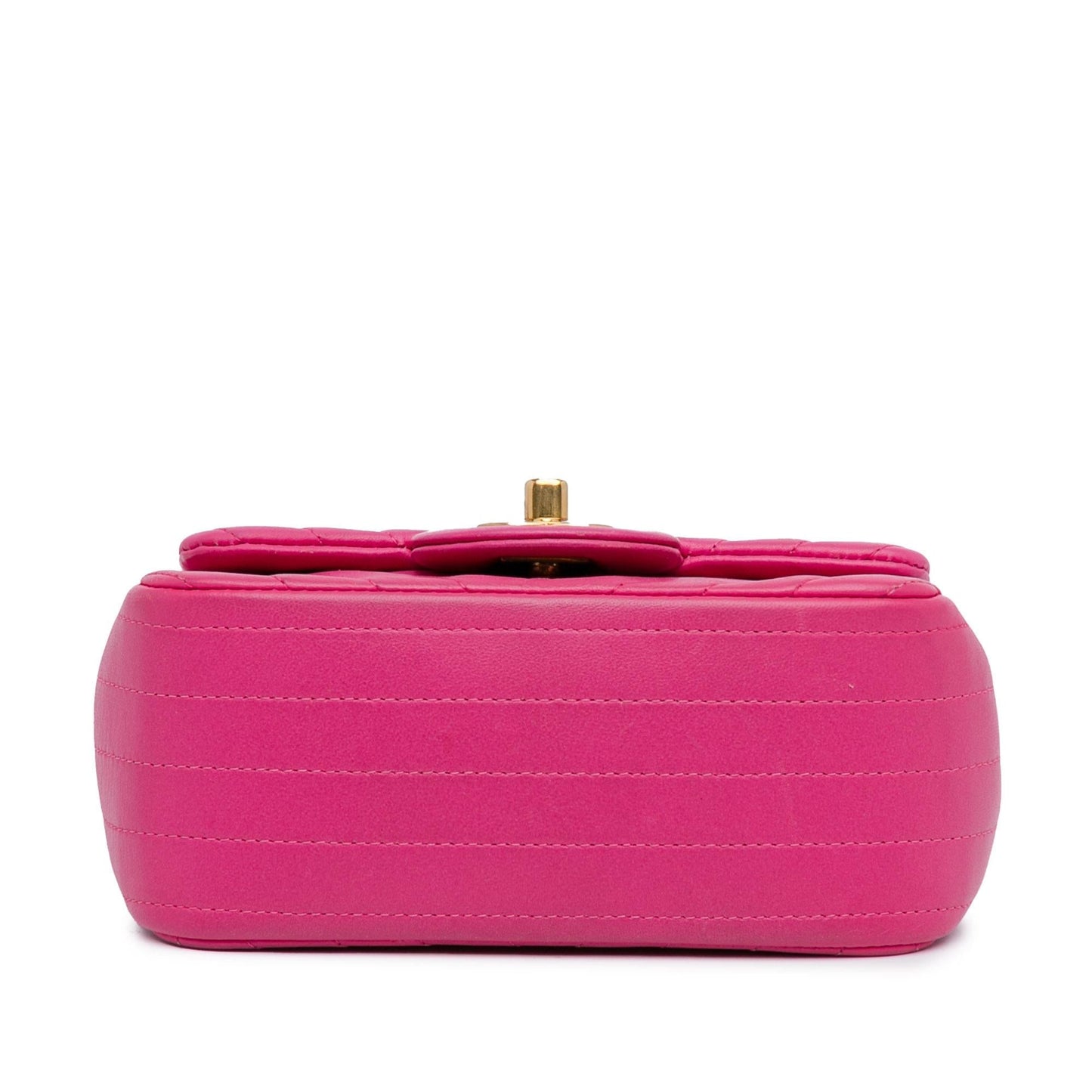 Chanel Mini Square Classic Lambskin Chevron Flap (SHG-ta6olT)
