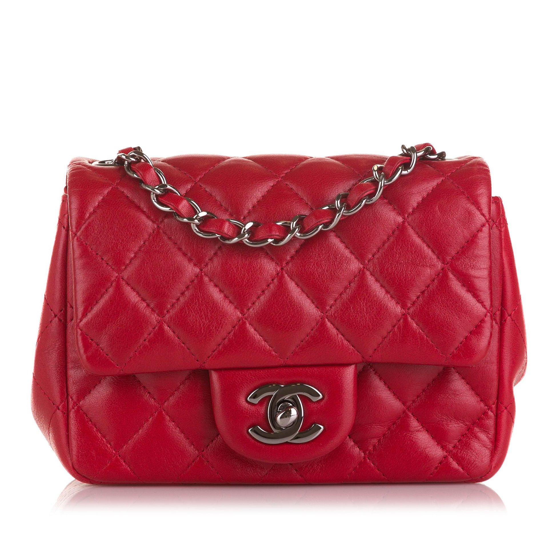 Chanel Square Classic Lambskin Flap SHG-wytJqr Mini Bag
