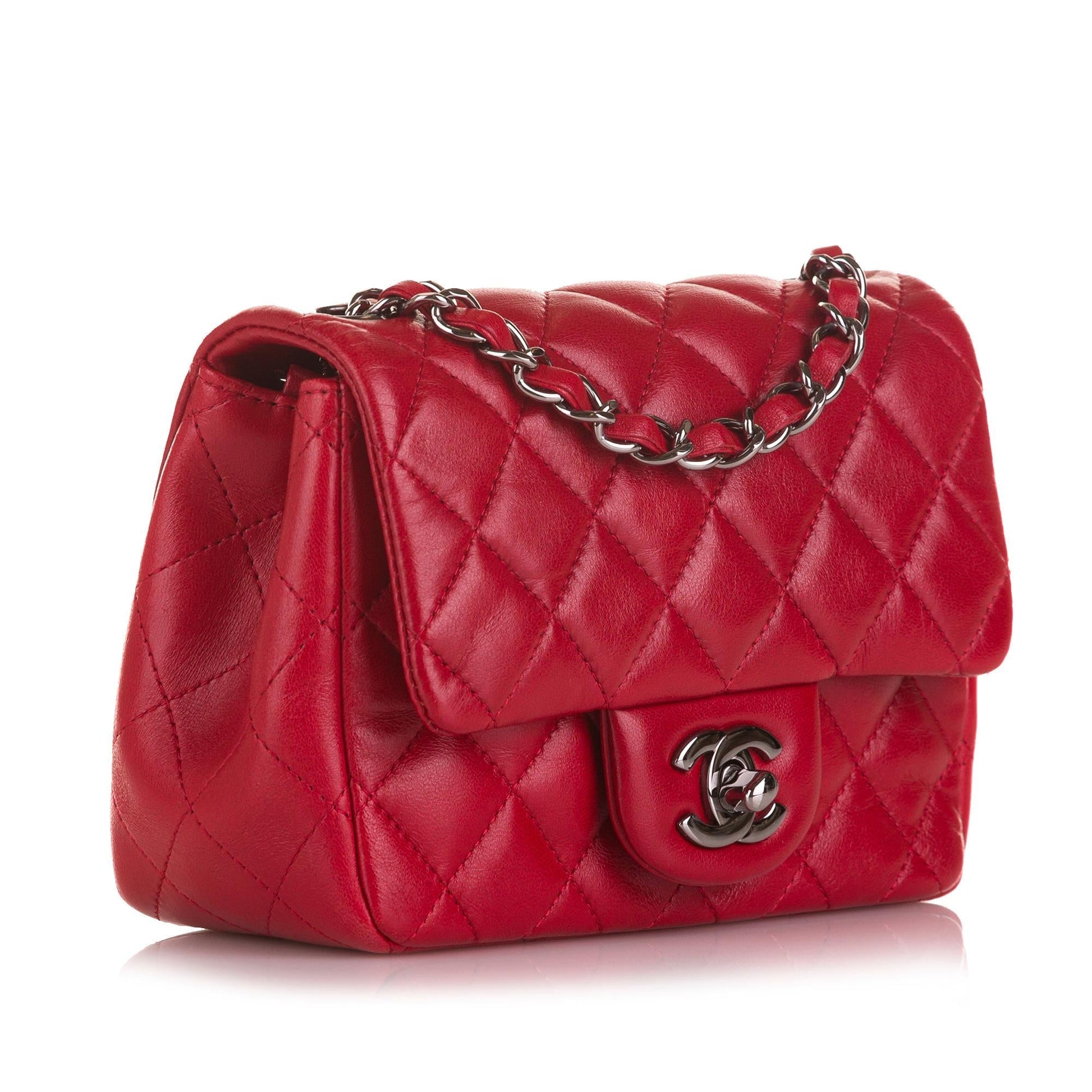 Chanel Square Classic Lambskin Flap SHG-wytJqr Mini Bag