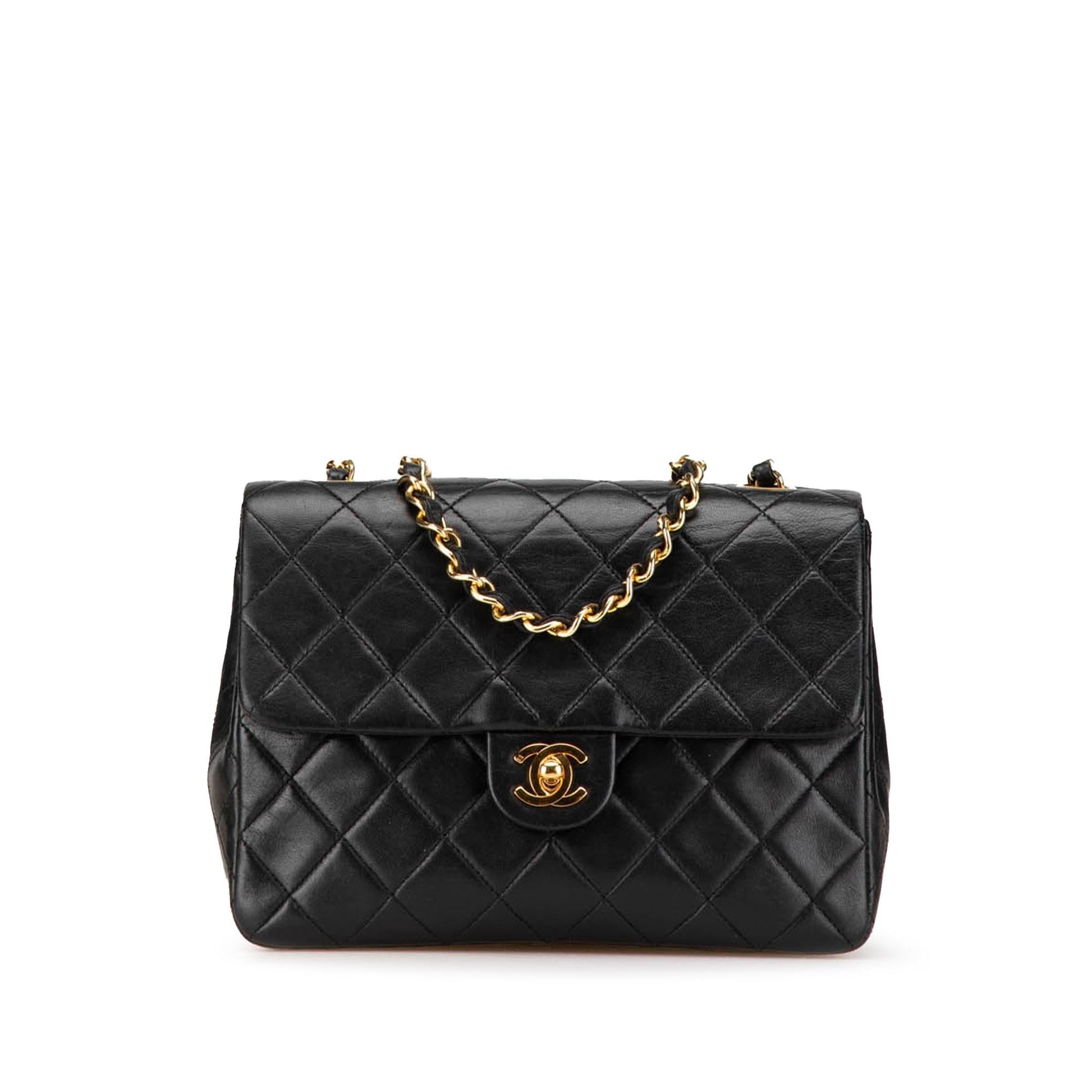 Chanel Square Classic Lambskin Flap Mini Bag