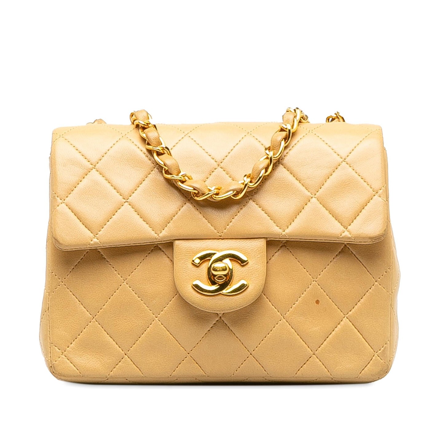 Chanel Square Classic Lambskin Single Flap SHG-E8DBvA Mini Bag