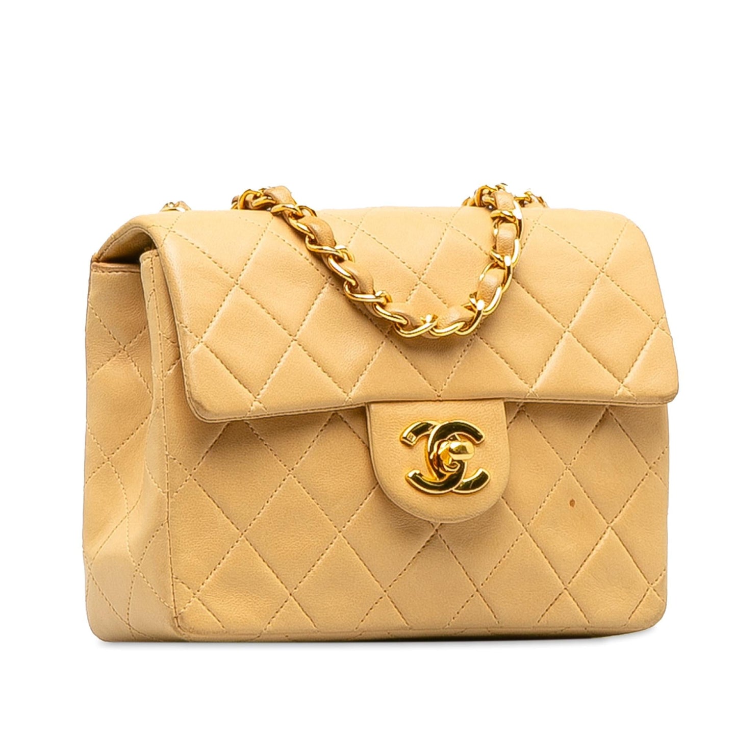 Chanel Square Classic Lambskin Single Flap SHG-E8DBvA Mini Bag