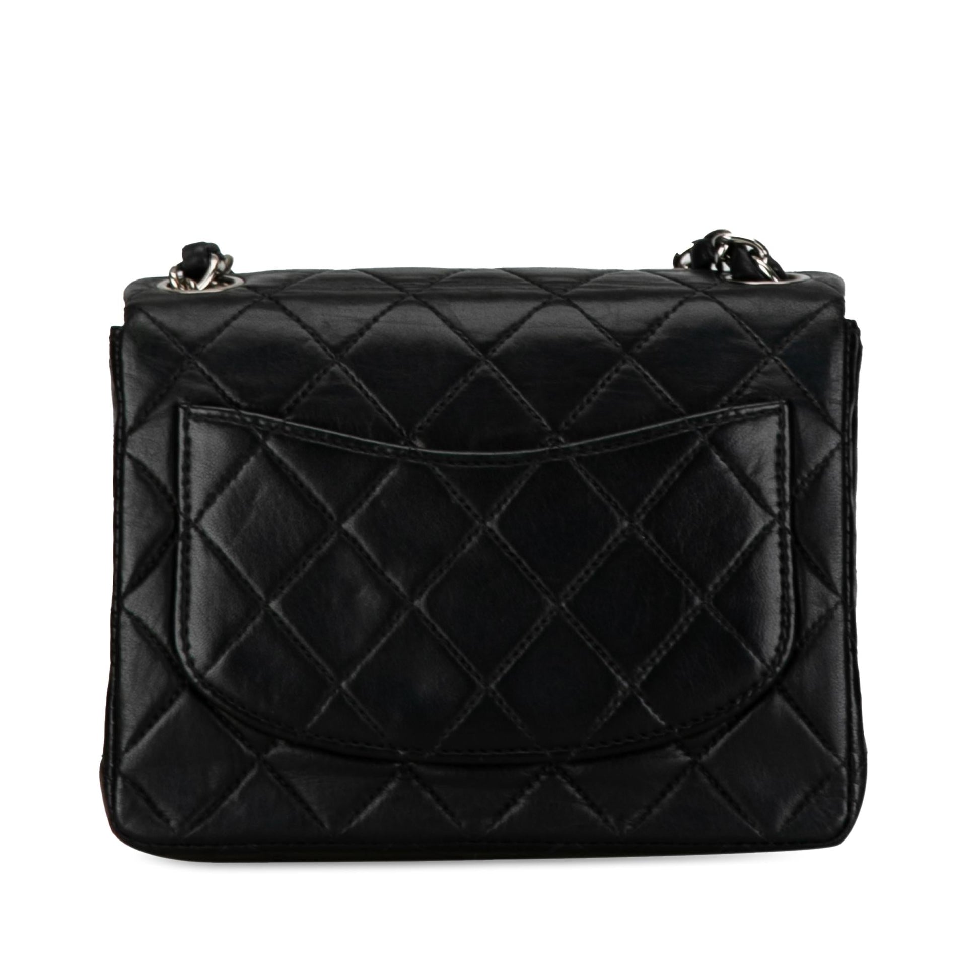Chanel Square Classic Lambskin Single Flap SHG-0YbHqE Mini Bag