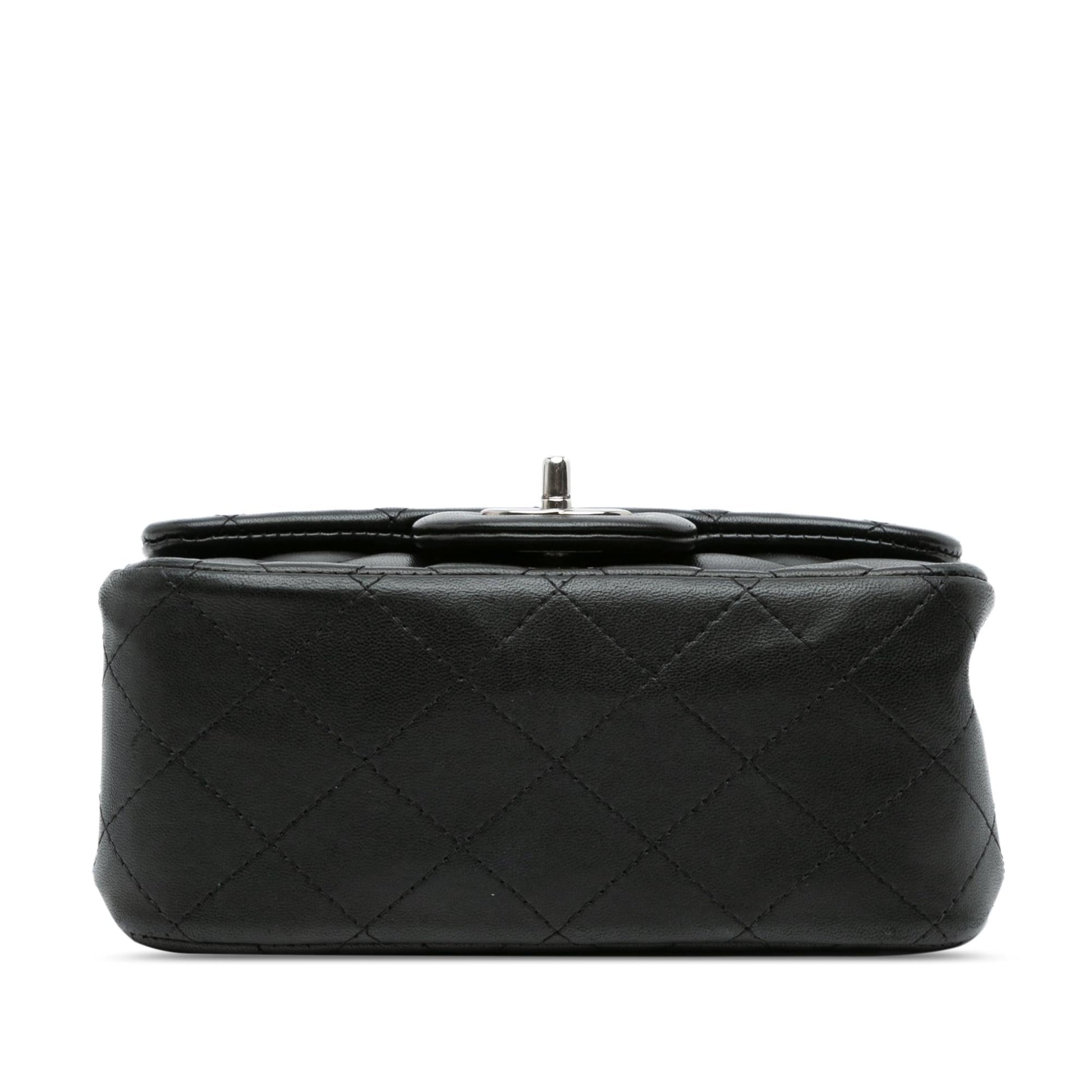 Chanel Mini Square Classic Lambskin Single Flap (SHG-dYzu0j)
