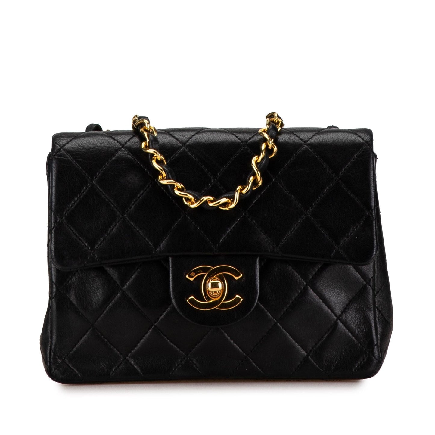 Chanel Square Classic Lambskin Single Flap SHG-uffUKC Mini Bag