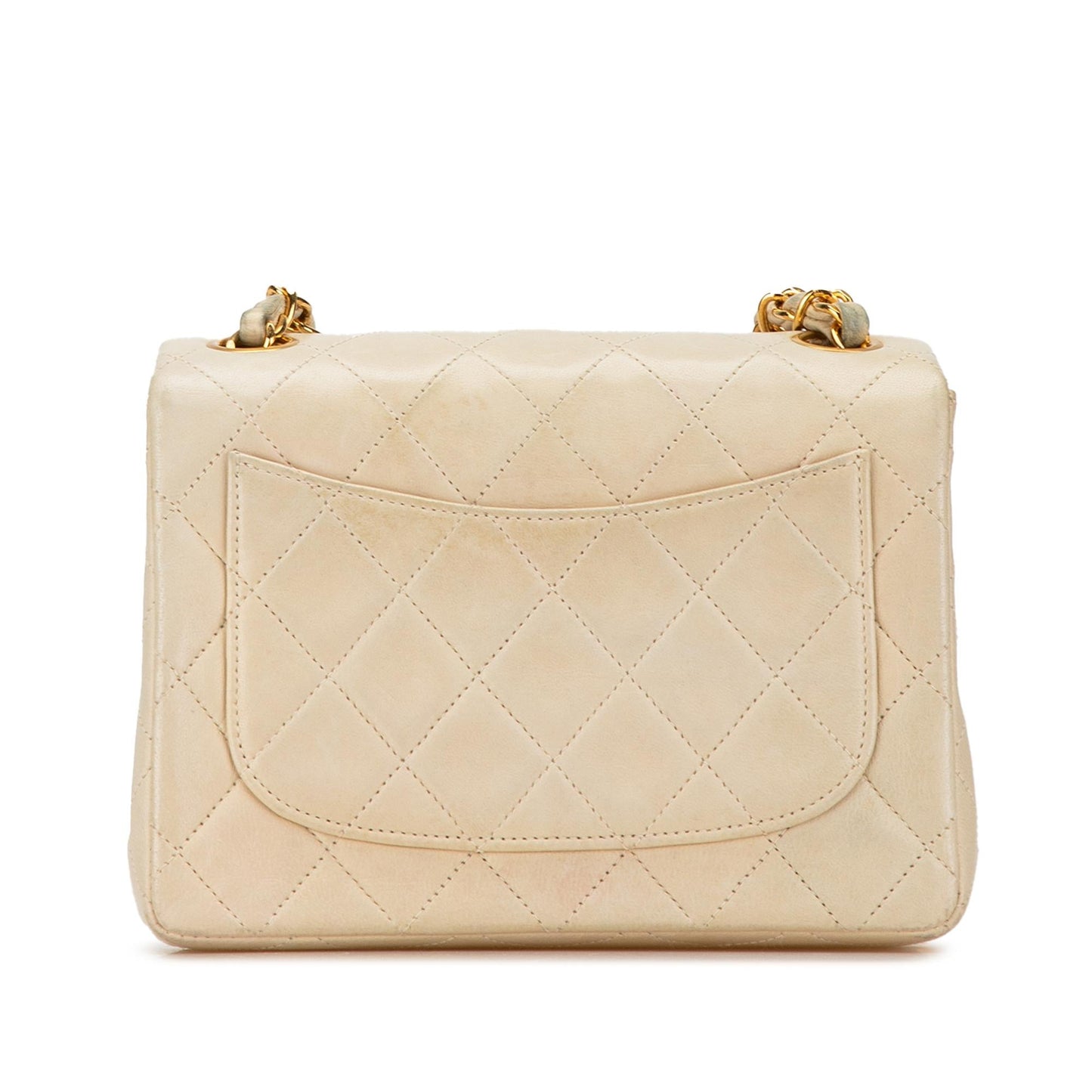 Chanel Square Classic Lambskin Single Flap SHG-bqoEbP Mini Bag