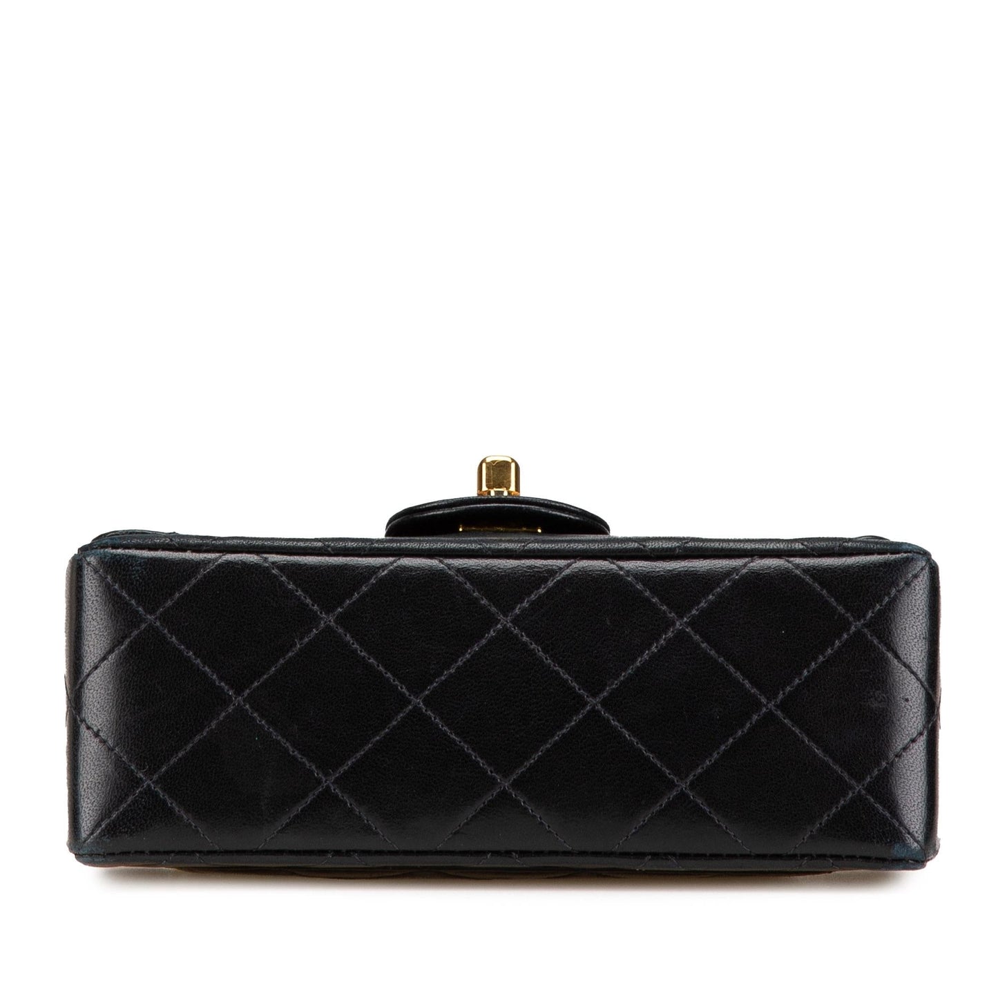 Chanel Mini Square Classic Lambskin Single Flap Handbag