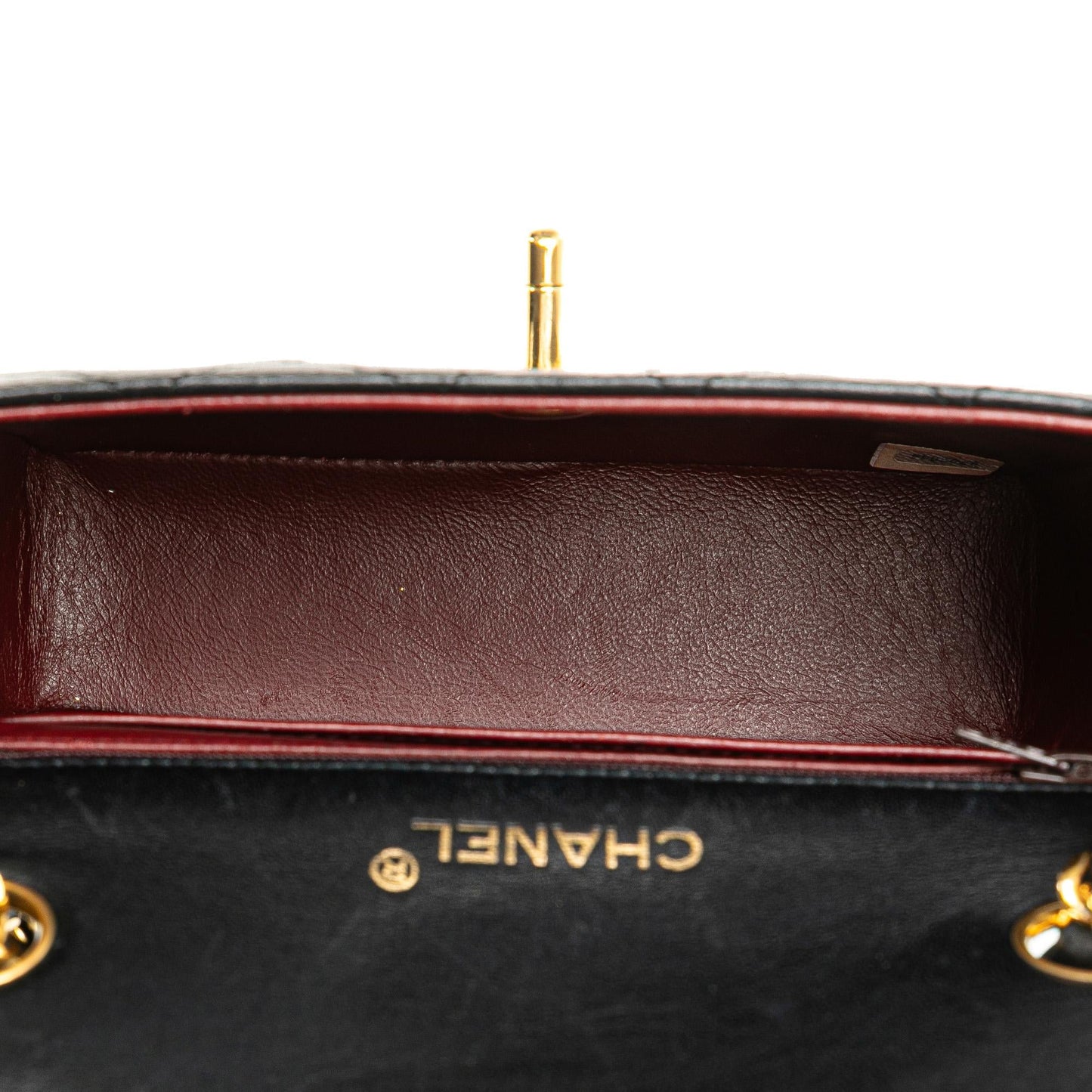 Chanel Mini Square Classic Lambskin Single Flap Handbag