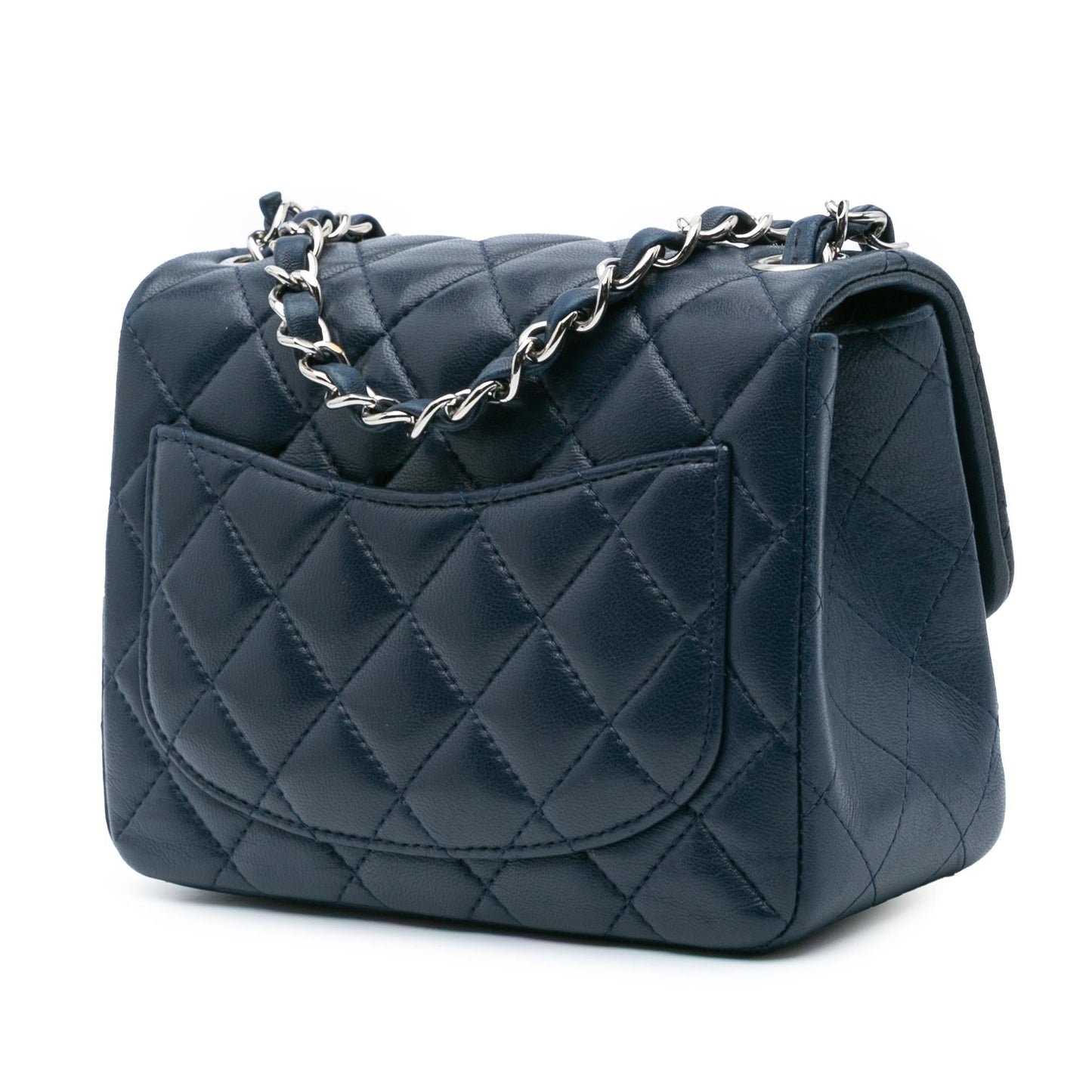 Chanel Mini Square Classic Lambskin Single Flap Bag