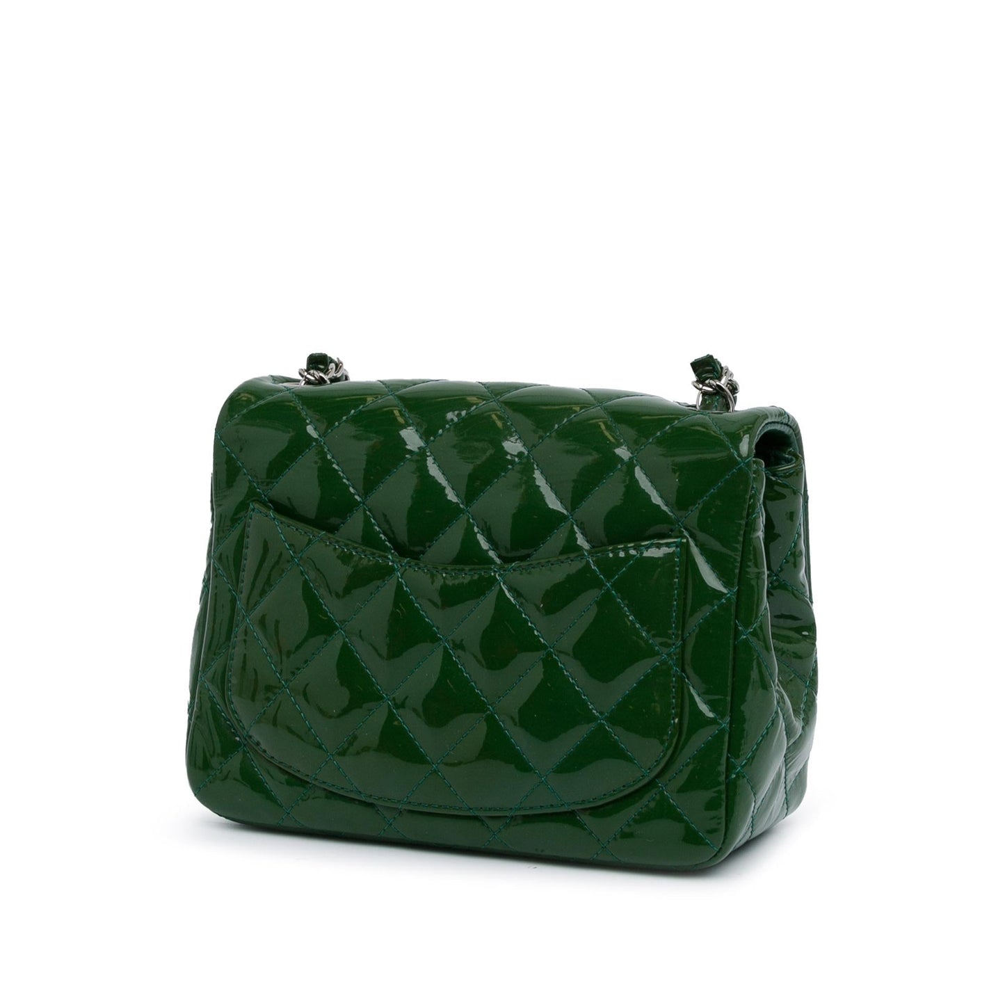 Chanel Square Classic Patent Single Flap SHG-kyvpJB Mini Bag