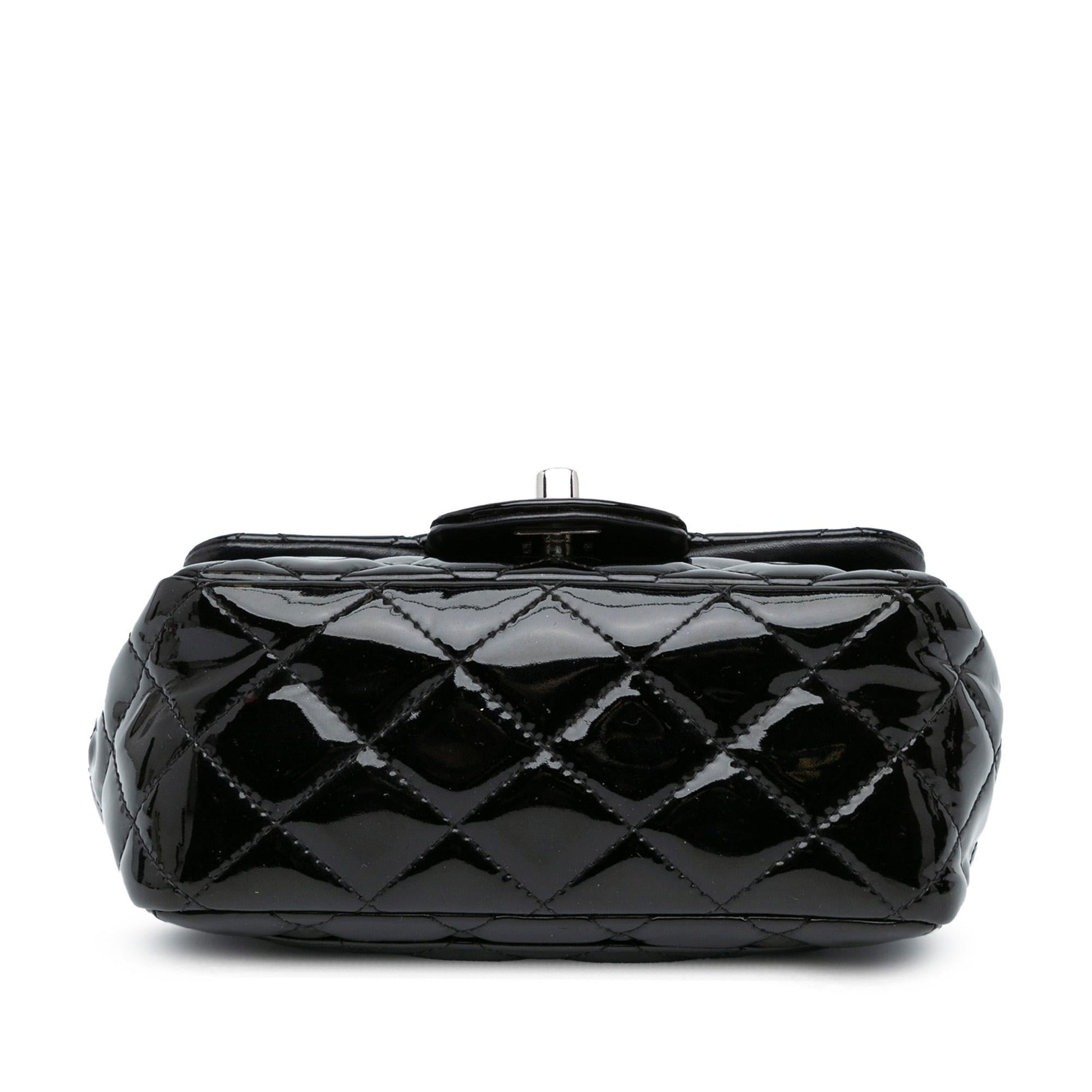 Chanel Square Classic Patent Single Flap SHG-0hjZ92 Mini Bag