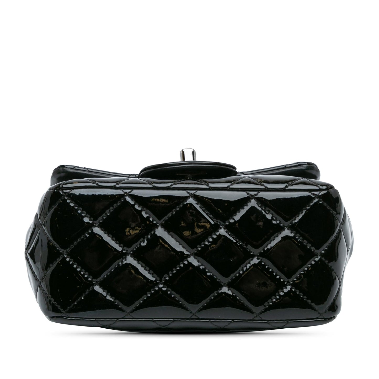 Chanel Square Classic Patent Single Flap SHG-MhyuAt Mini Bag