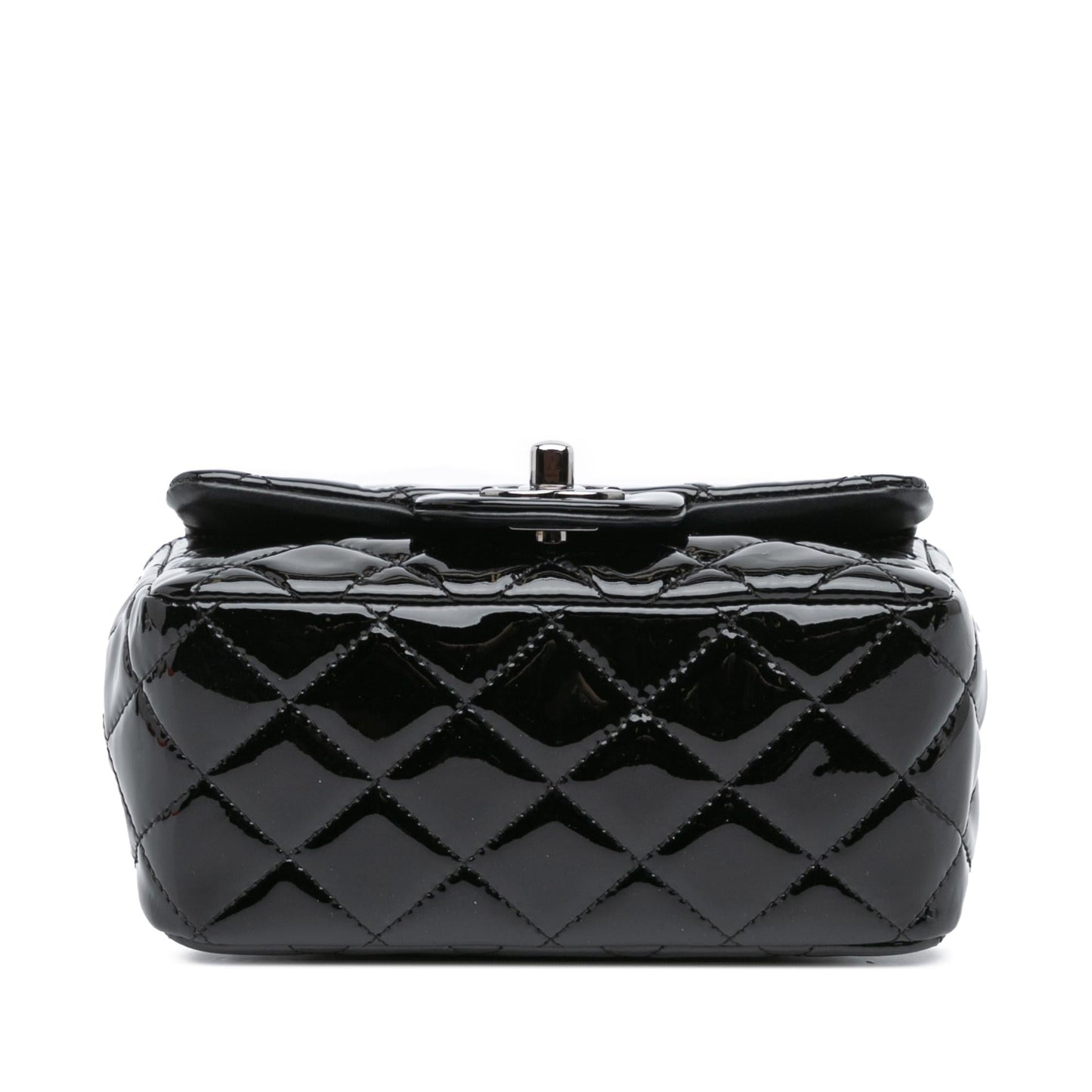Chanel Square Classic Patent Single Flap Mini Bag Shg Lyyizy