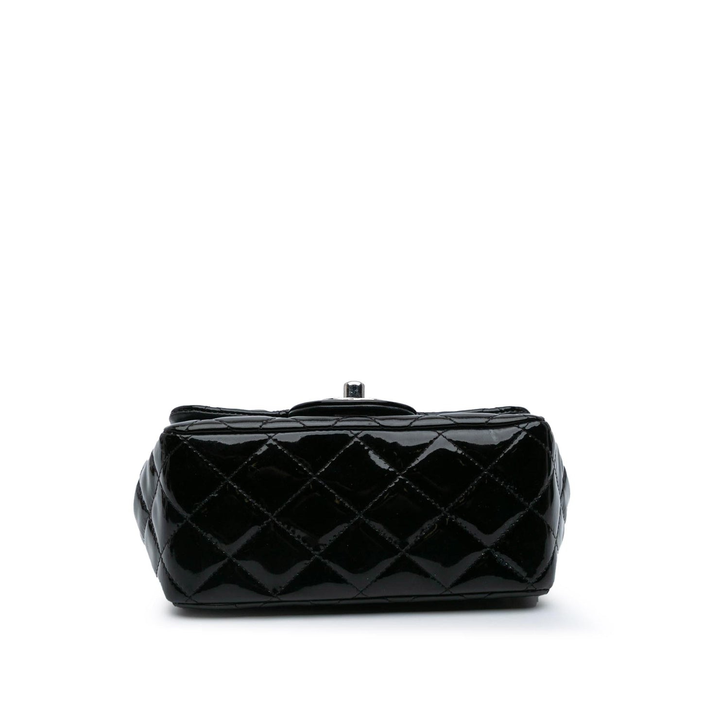 Chanel Square Classic Patent Single Flap Mini Bag Single Flap
