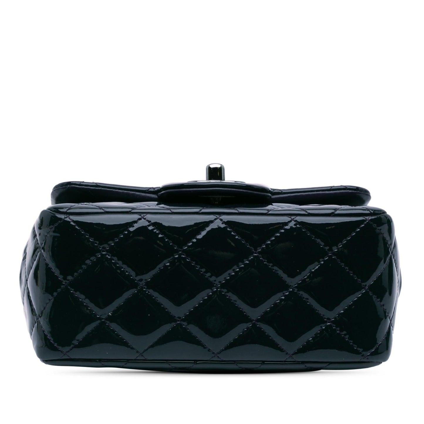 Chanel Square Classic Patent Single Flap Mini Bag Flap 1
