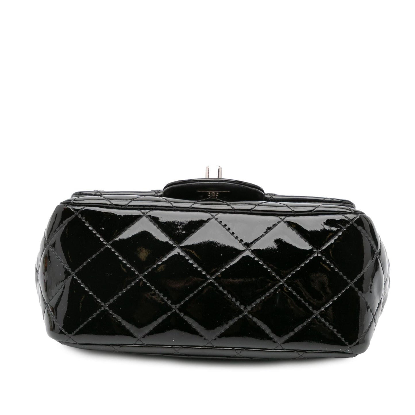 Chanel Square Classic Patent Single Flap Mini Bag Flap 2