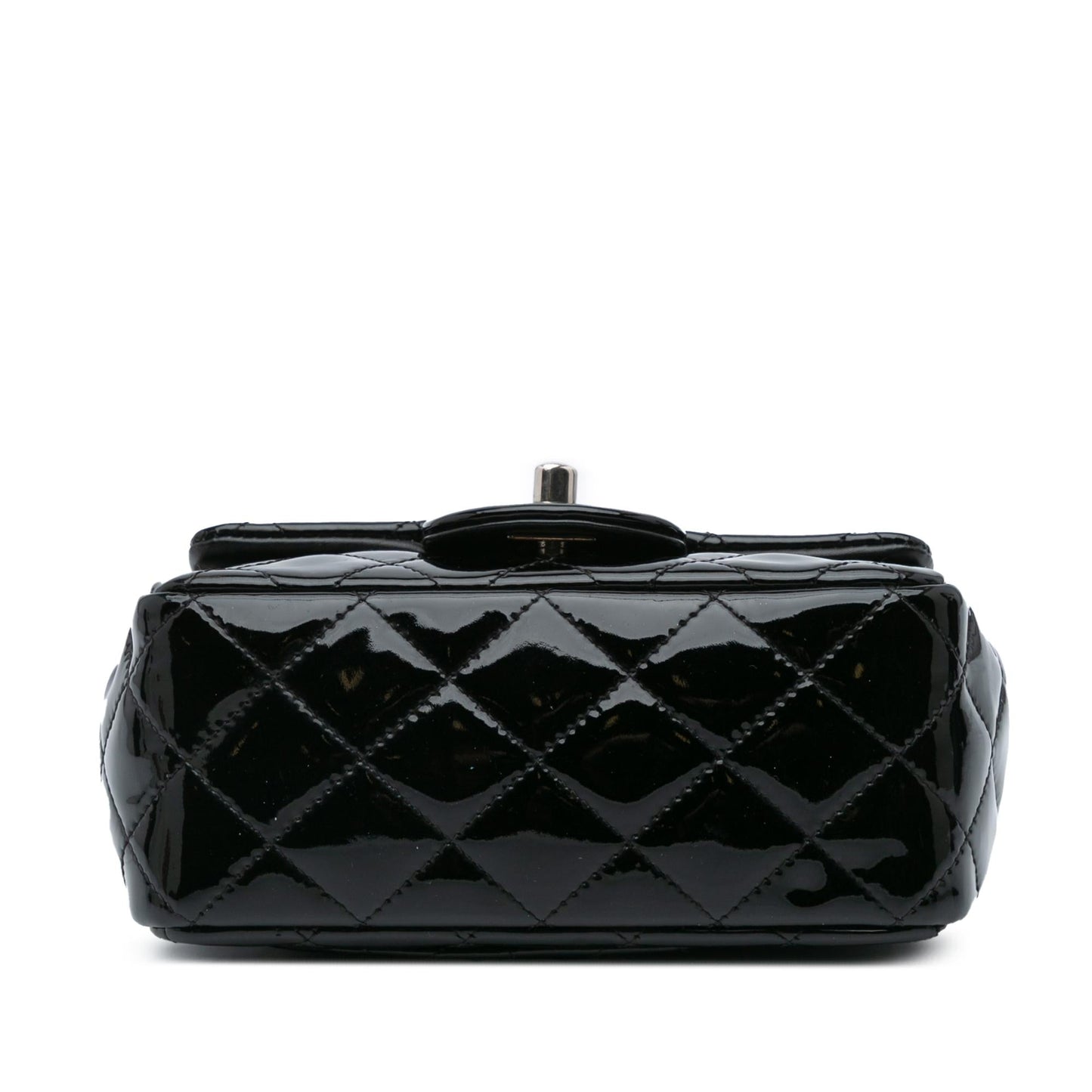 Chanel Mini Square Classic Patent Single Flap Bag