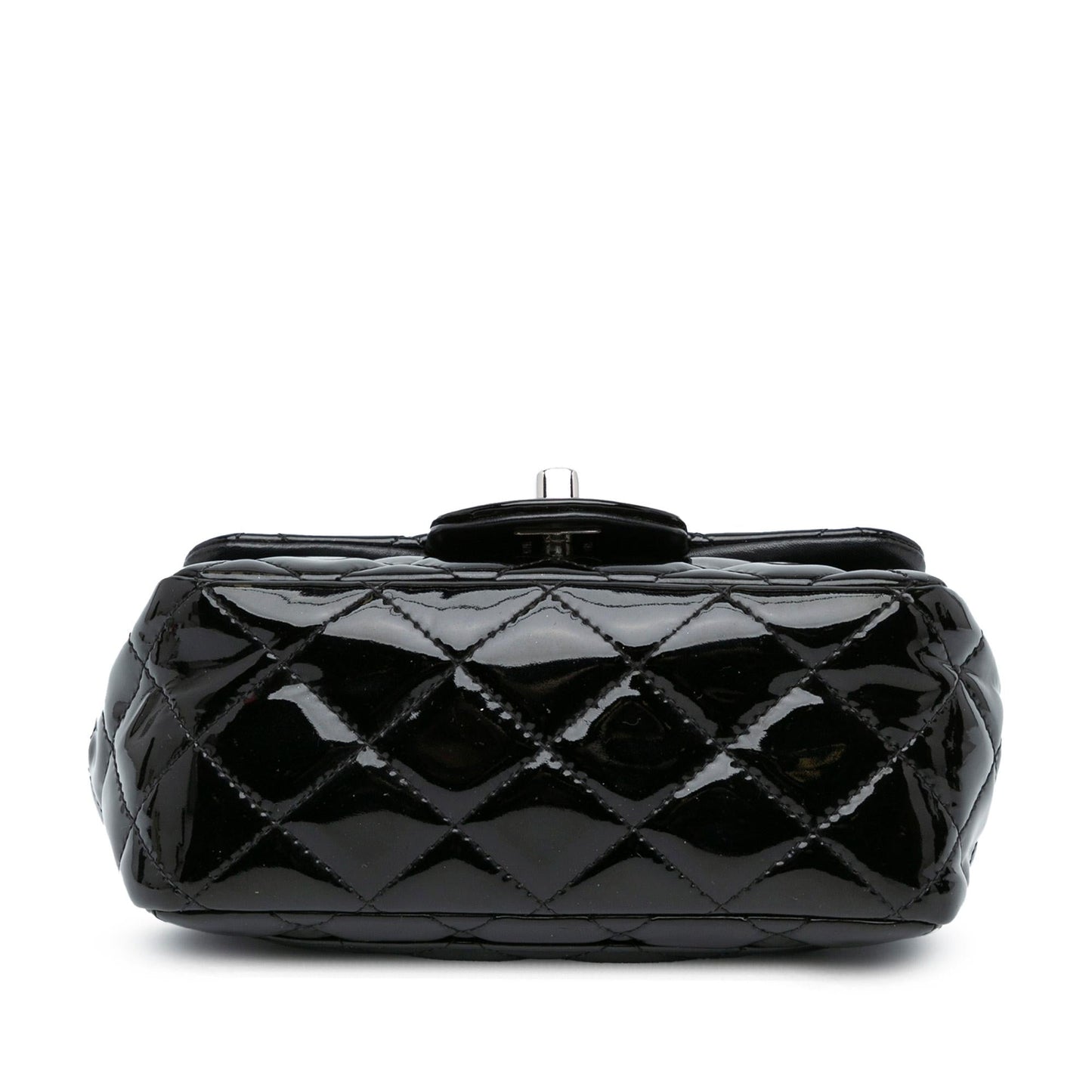 Chanel Square Classic Patent Single Flap Mini Bag Flap 12